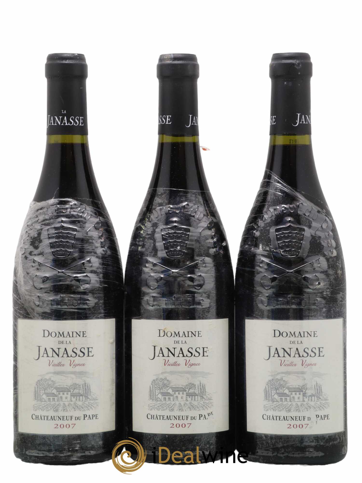 Châteauneuf-du-Pape Cuvée Vieilles Vignes La Janasse (Domaine de) 2007 - Lotto di 3 bottiglie - 0