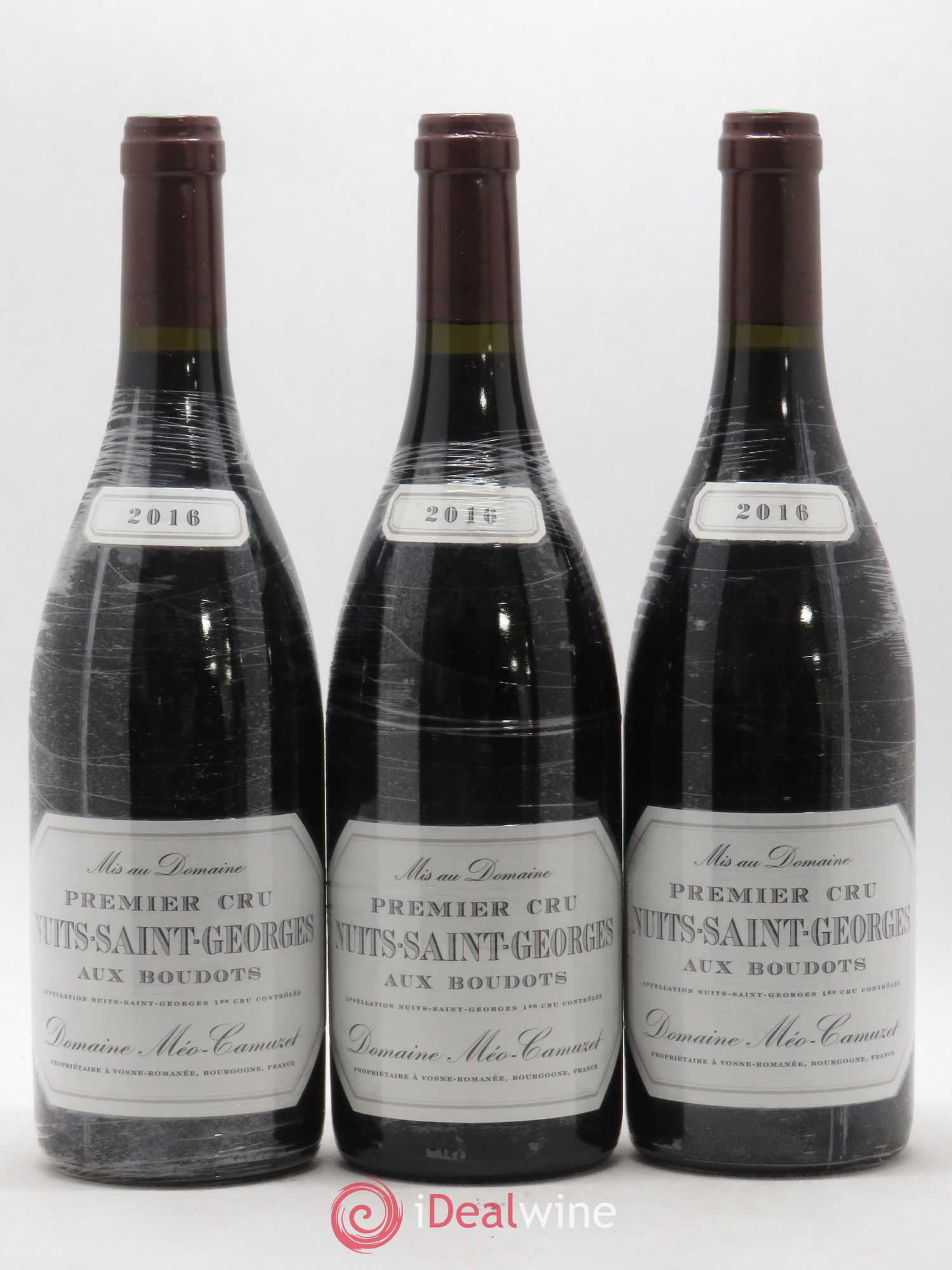Nuits-Saint-Georges 1er Cru Aux Boudots Méo-Camuzet (Domaine) 2016 - Lot de 3 bouteilles - 0