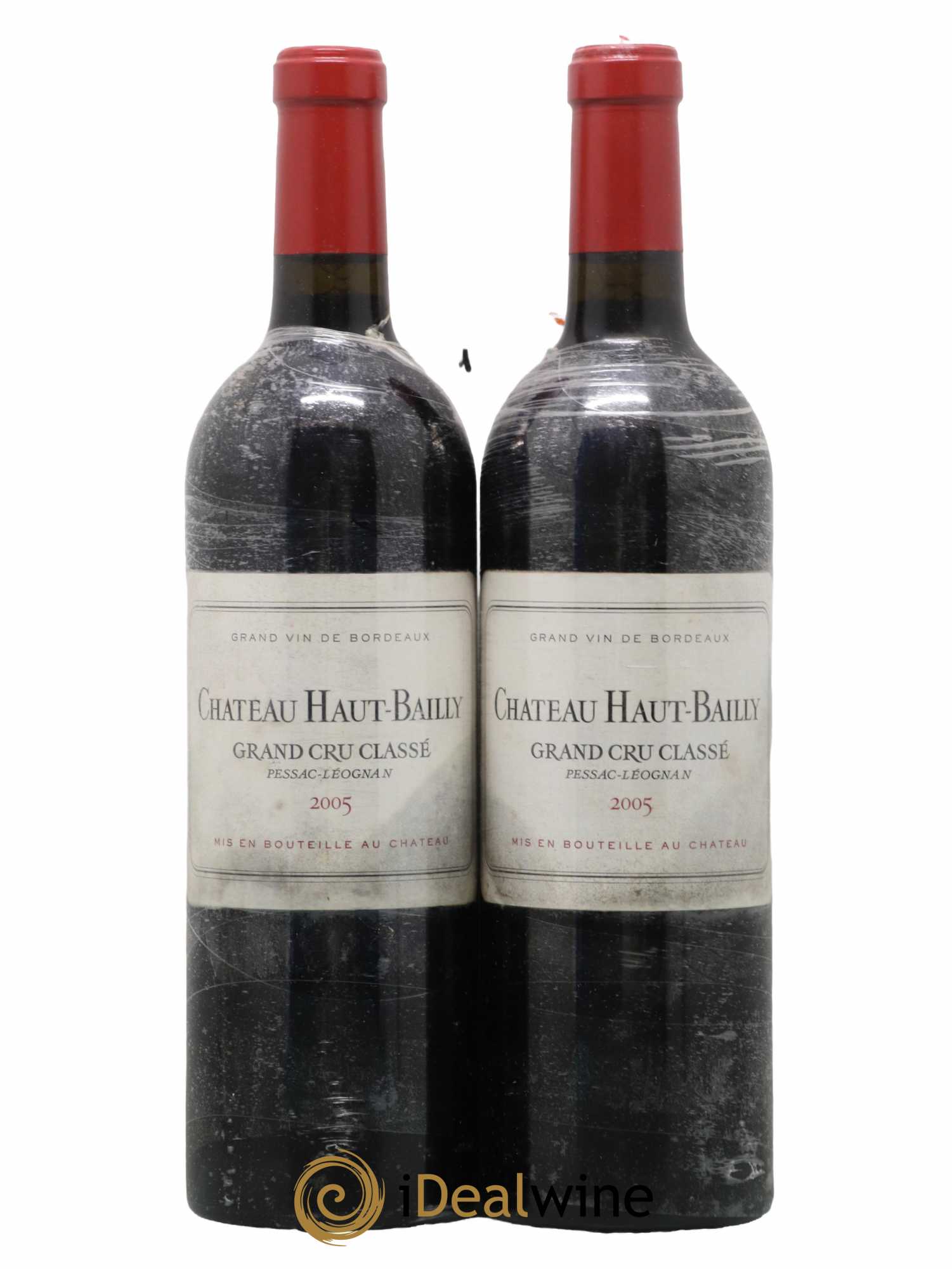 Château Haut-Bailly Cru Classé de Graves 2005 - Lot de 2 bouteilles - 0