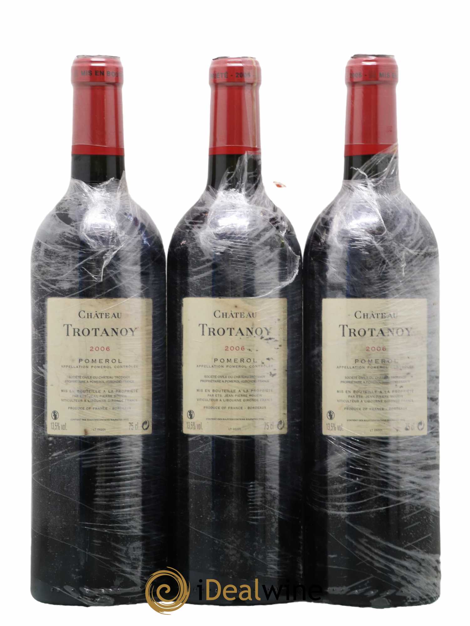 Château Trotanoy 2006 - Lot de 3 bouteilles - 1