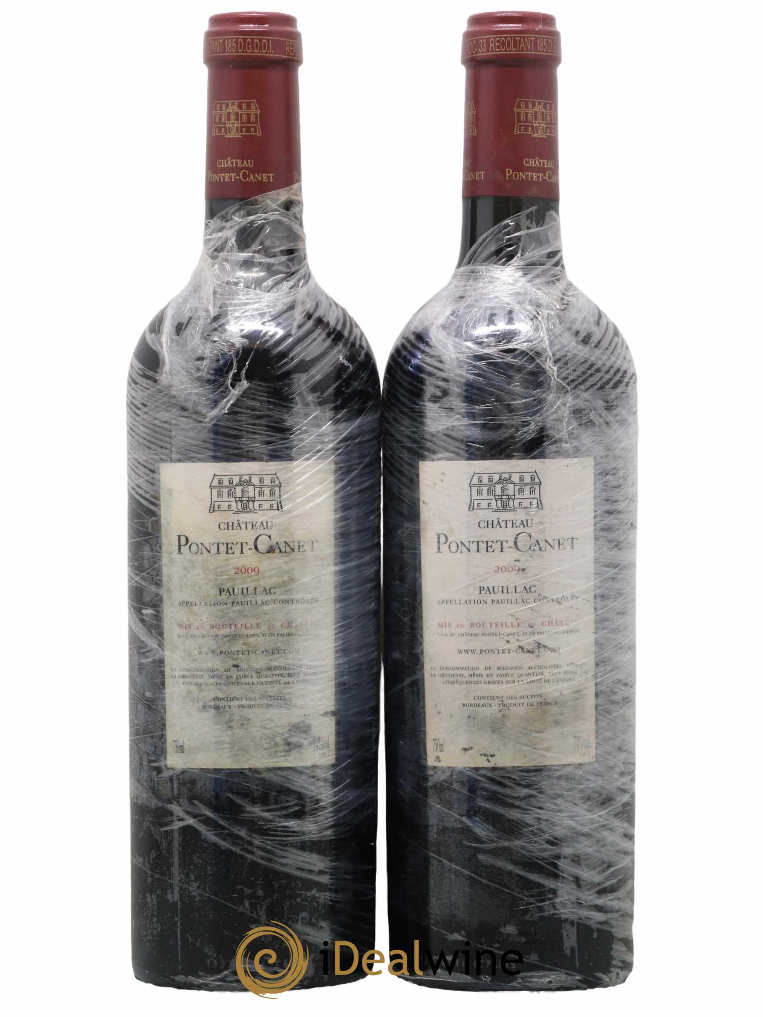 Château Pontet Canet 5ème Grand Cru Classé 2009 - Lot de 2 bouteilles - 1