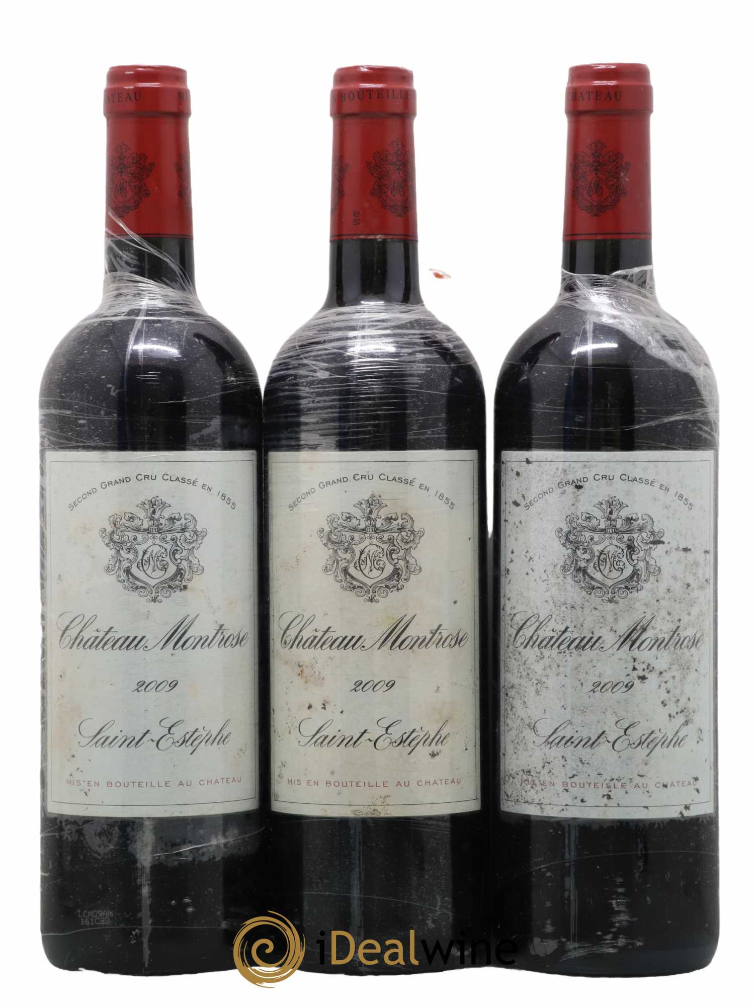 Château Montrose 2ème Grand Cru Classé 2009 - Lot de 3 bouteilles - 0