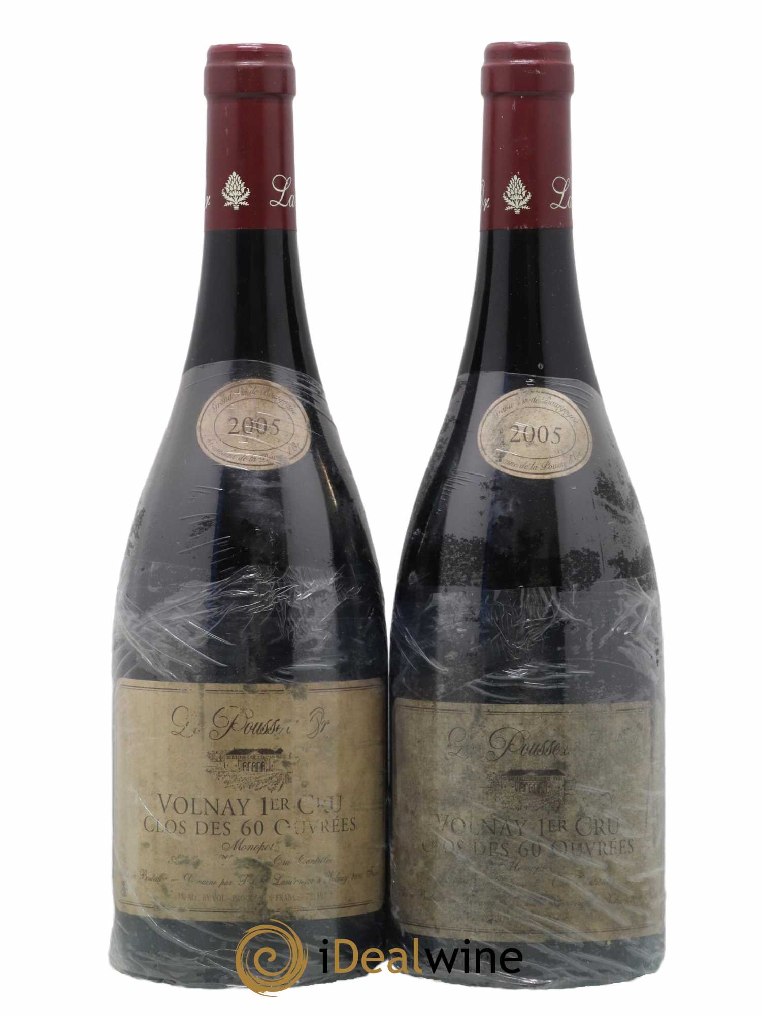 Volnay 1er Cru Clos des 60 ouvrées La Pousse d'Or (Domaine de) 2005 - Lot de 2 bouteilles - 0