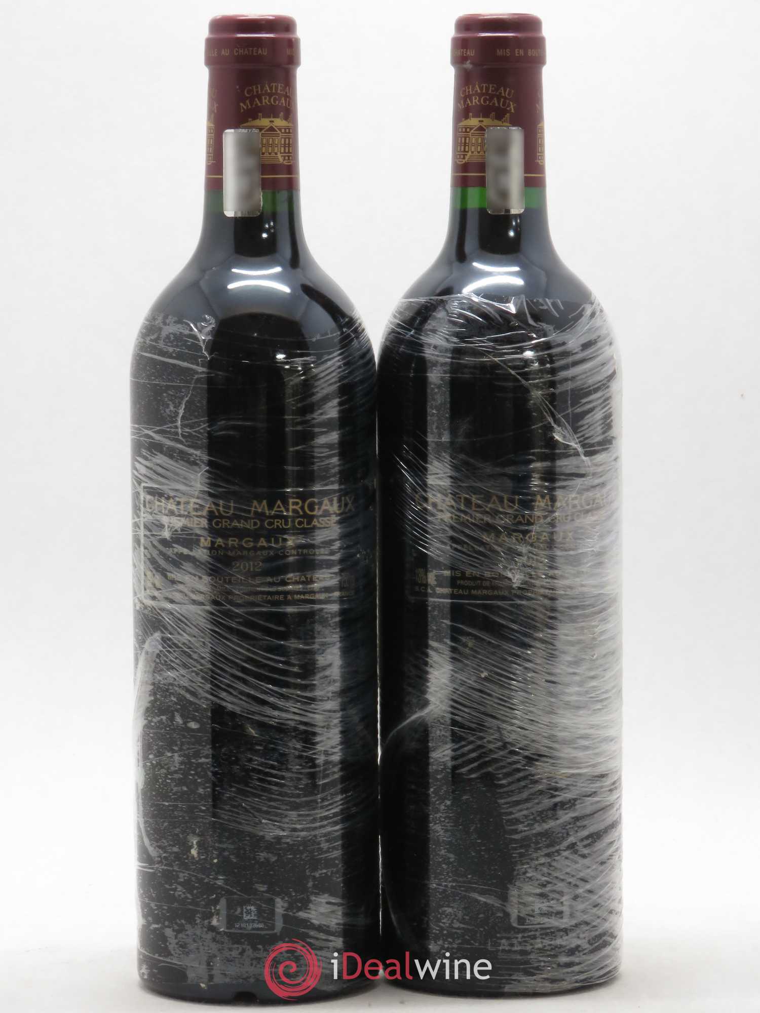 Château Margaux 1er Grand Cru Classé 2012 - Lot de 2 bouteilles - 1