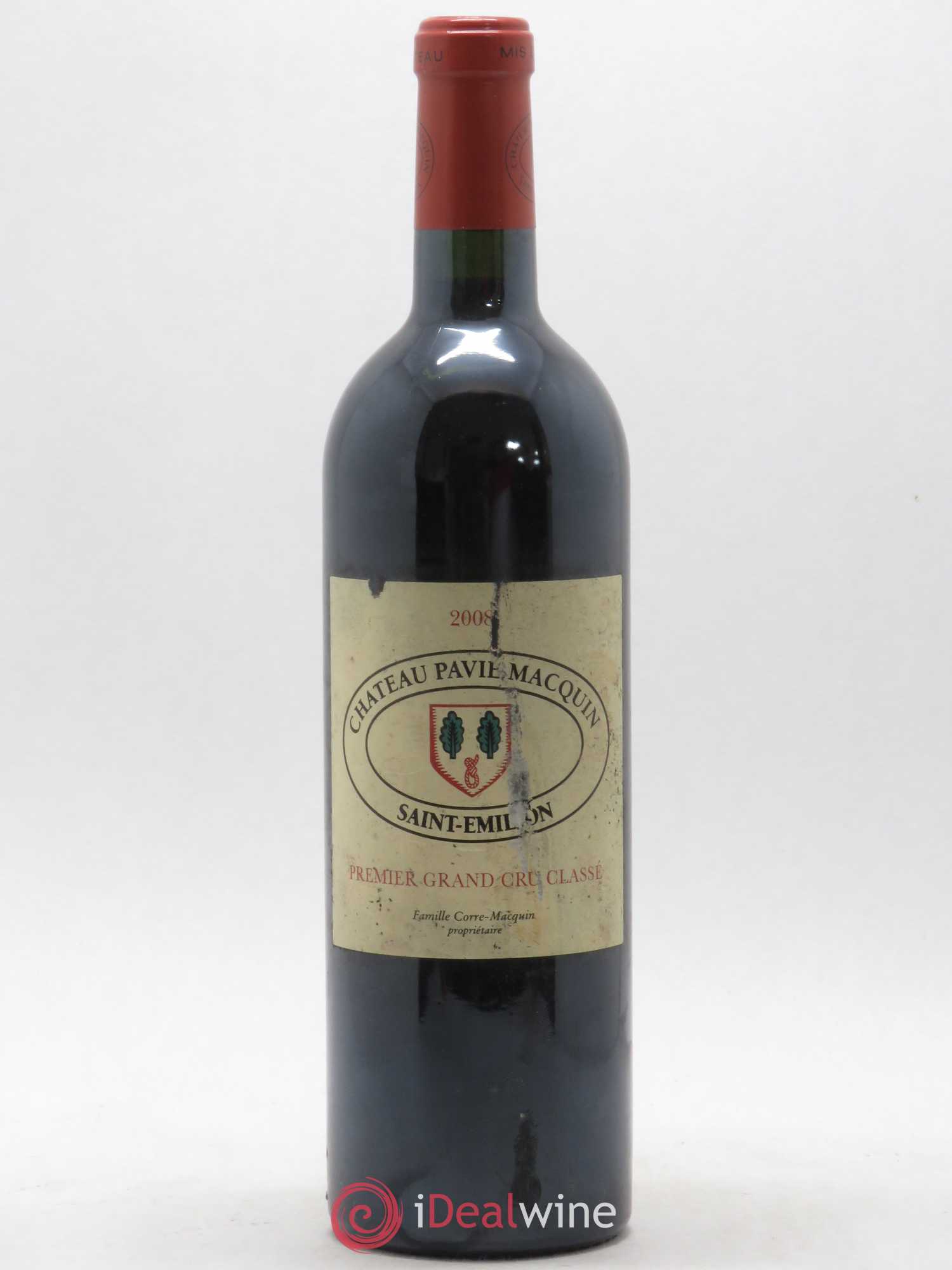 Château Pavie Macquin 1er Grand Cru Classé B 2008 - Lot de 1 bouteille - 0