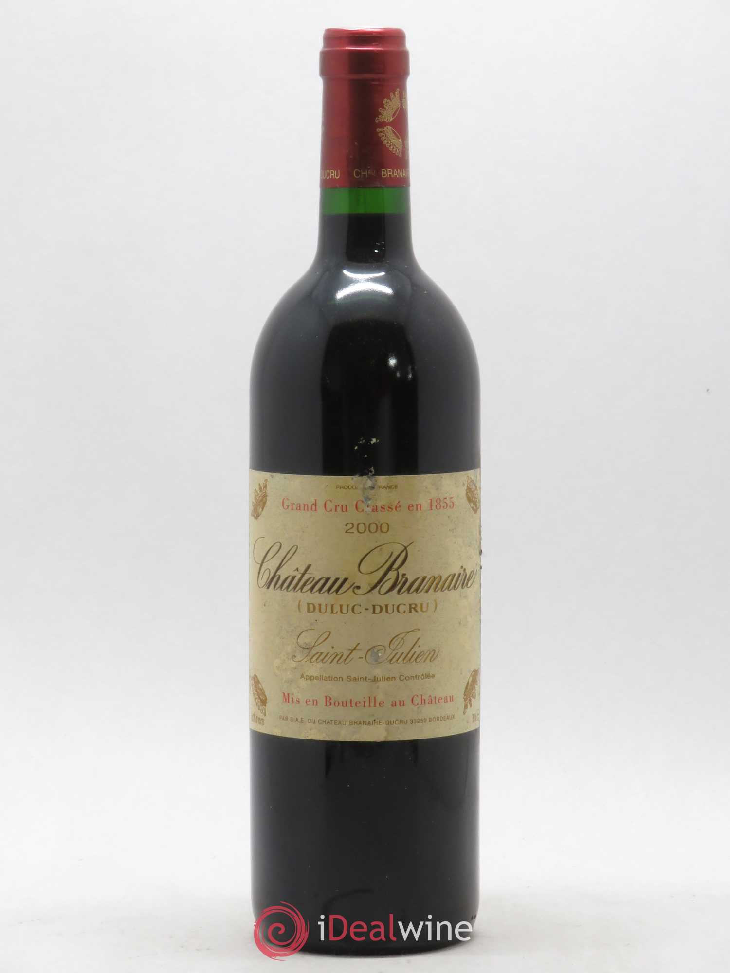 Château Branaire Ducru 4ème Grand Cru Classé 2000 - Lot de 1 bouteille - 0
