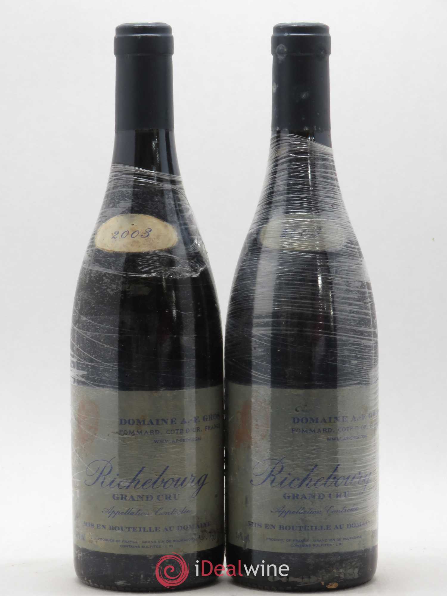 Richebourg Grand Cru A.-F. Gros 2003 - Posten von 2 Flaschen - 0