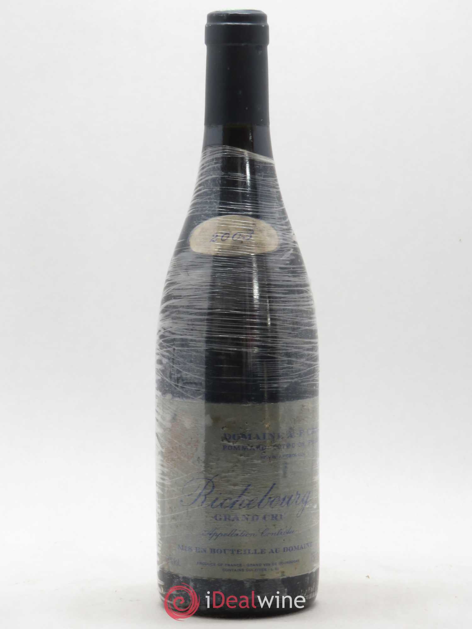 Richebourg Grand Cru A.-F. Gros 2003 - Lot de 1 bouteille - 0