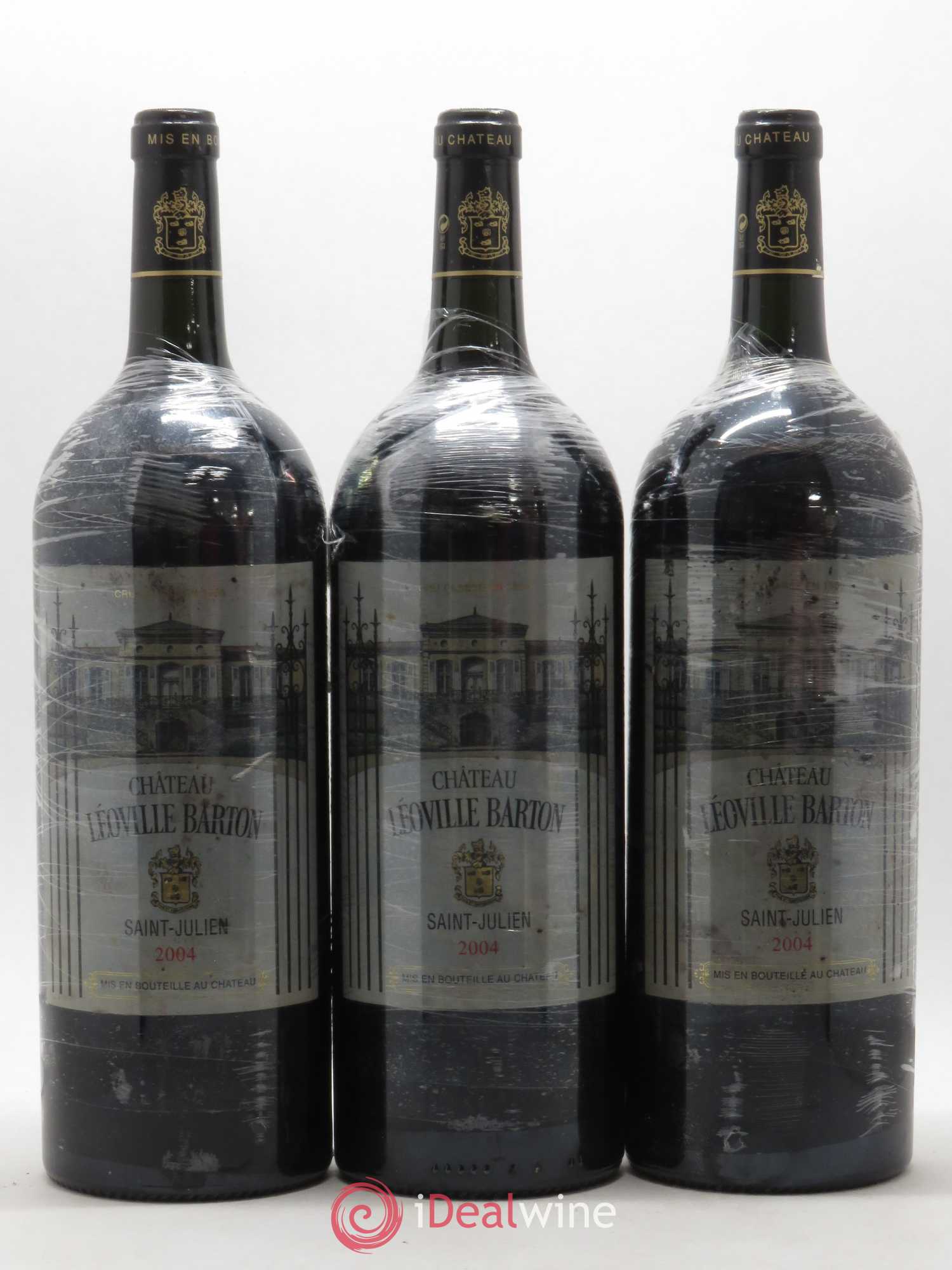 Château Léoville Barton 2ème Grand Cru Classé 2004 - Lot de 3 magnums - 0