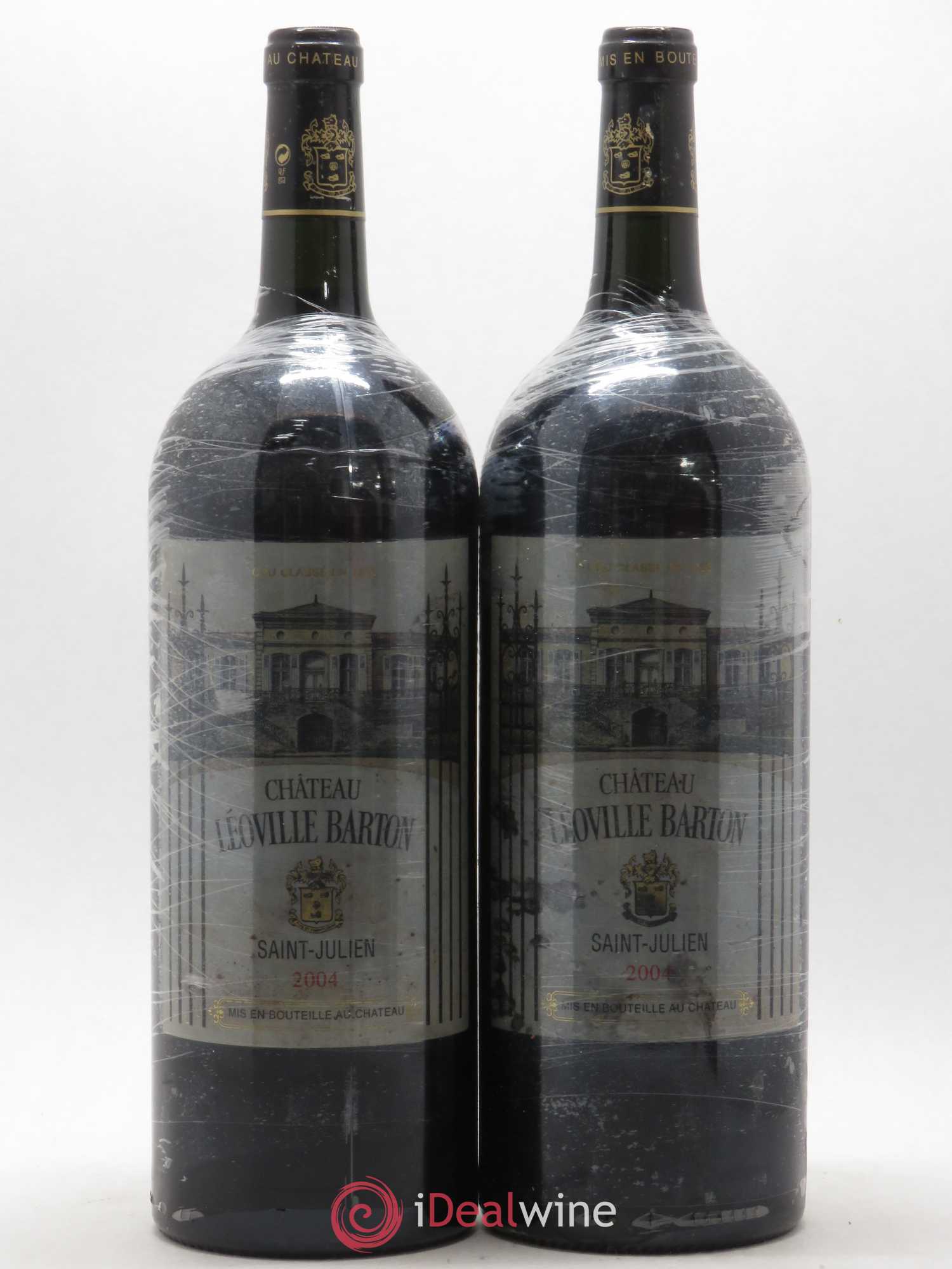 Château Léoville Barton 2ème Grand Cru Classé 2004 - Lot de 2 magnums - 0