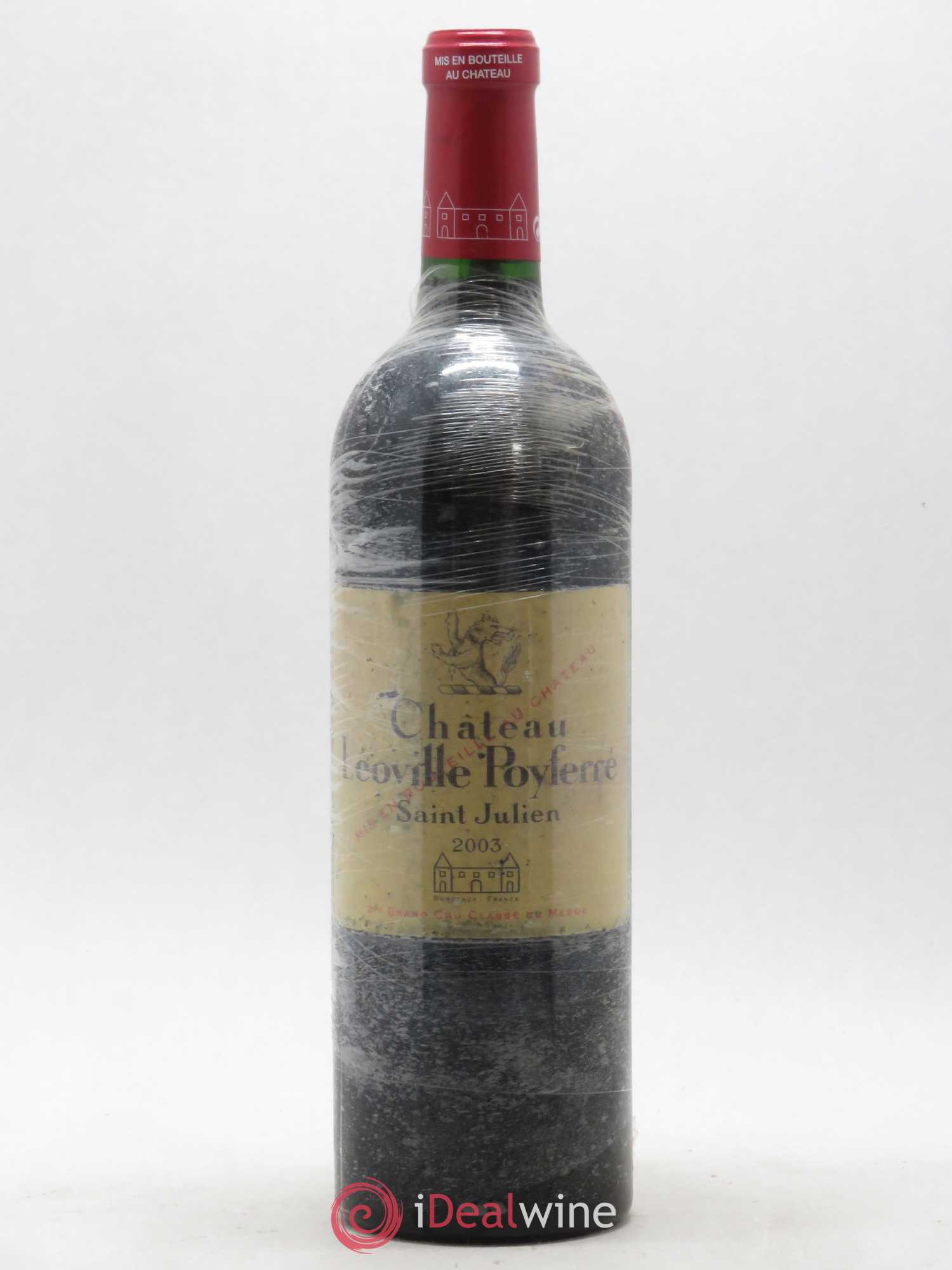 Château Léoville Poyferré 2ème Grand Cru Classé 2003 - Lot de 1 bouteille - 0