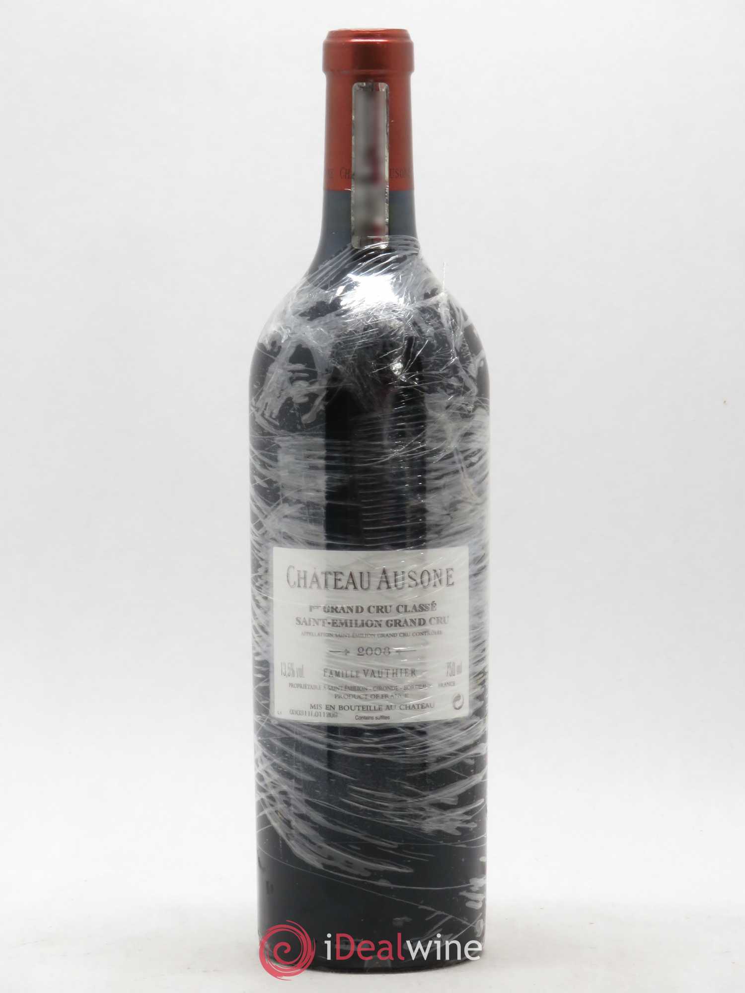 Château Ausone 1er Grand Cru Classé A 2008 - Lot de 1 bouteille - 1