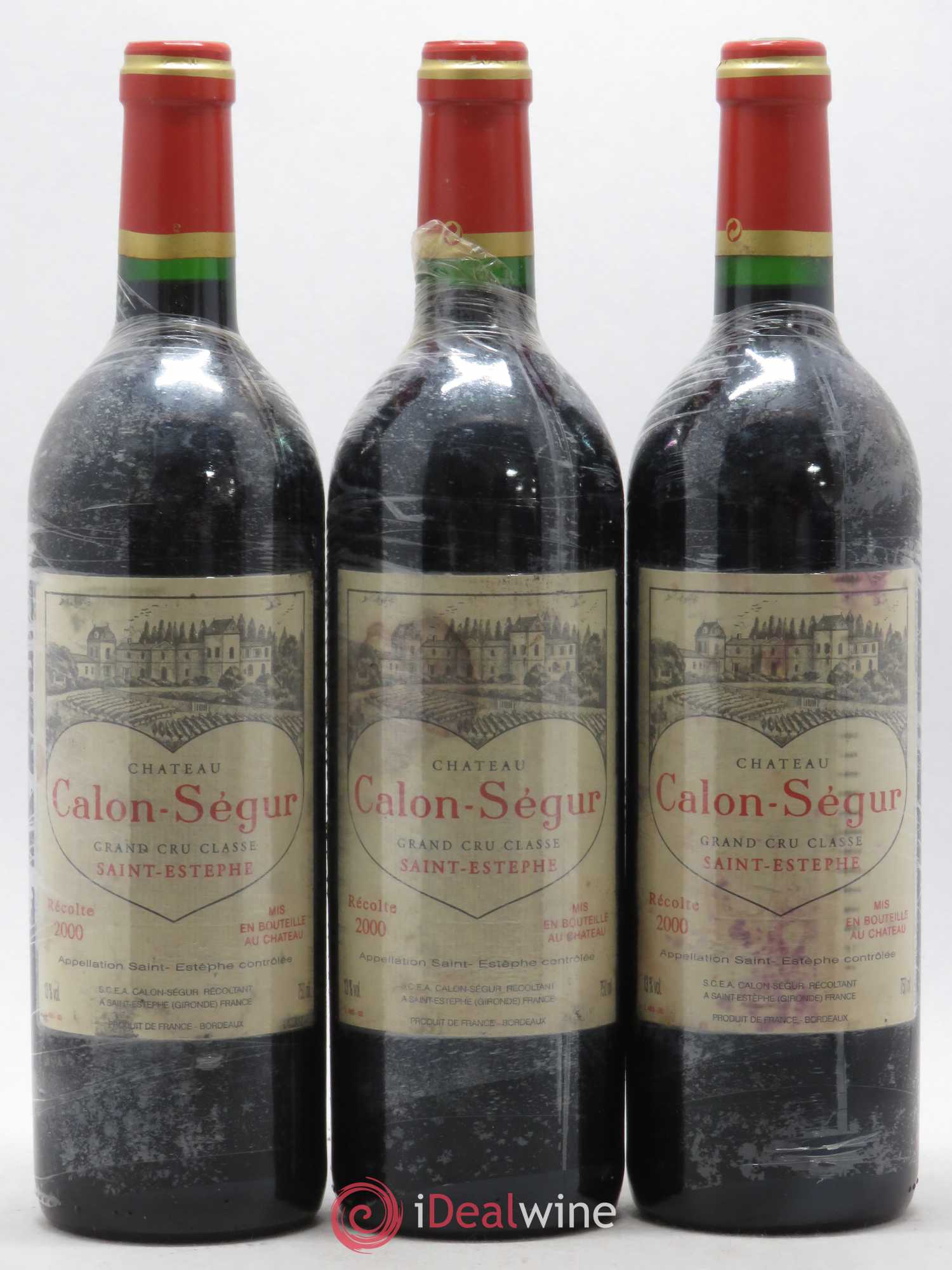 Château Calon Ségur 3ème Grand Cru Classé 2000 - Lot de 6 bouteilles - 2