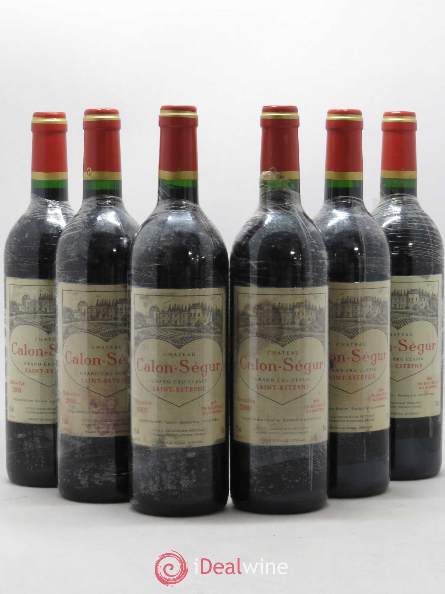 Château Calon Ségur 3ème Grand Cru Classé 2000 - Lot de 6 bouteilles - 0