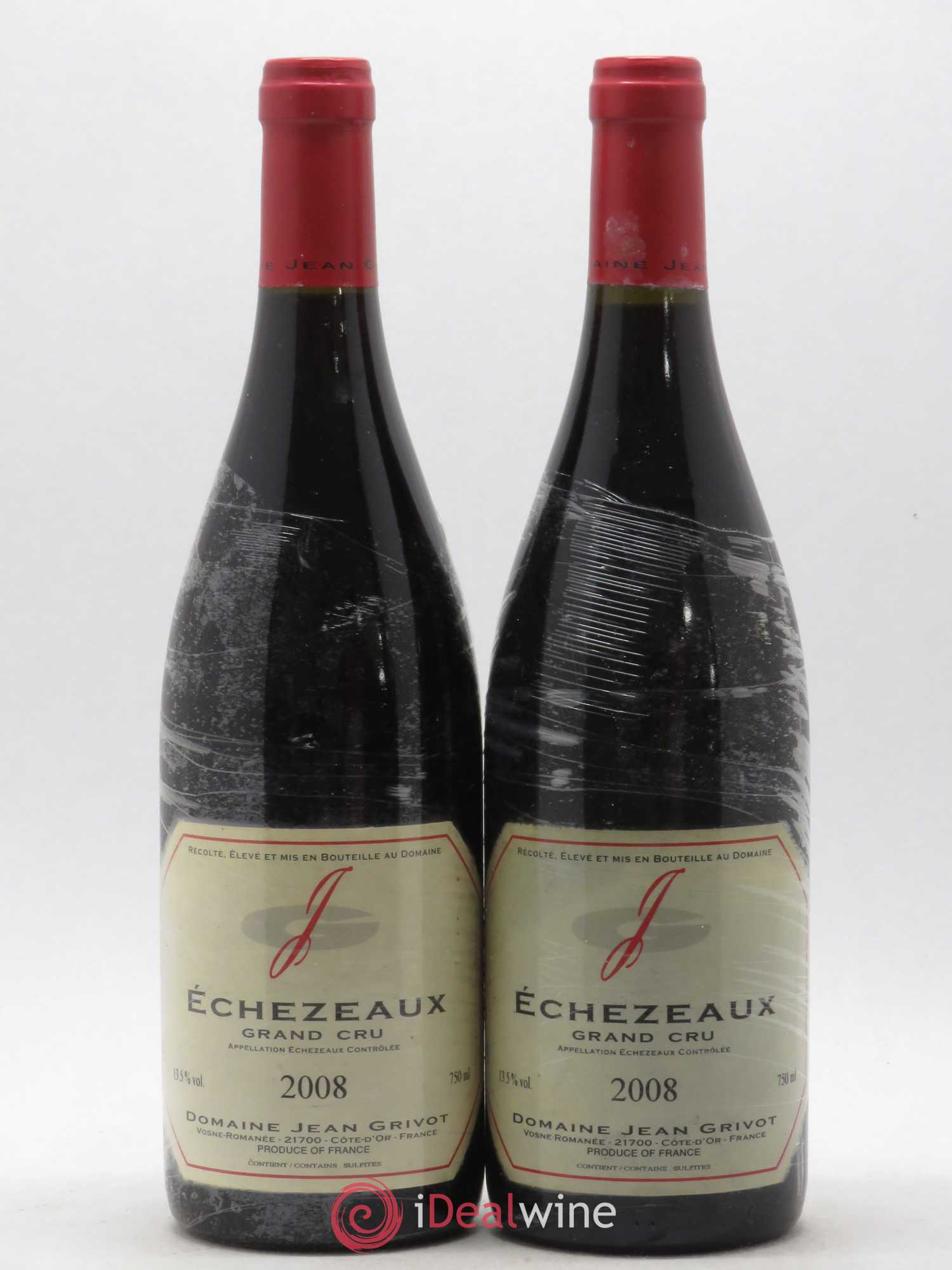 Echezeaux Grand Cru Jean Grivot 2008 - Lot de 2 bouteilles - 0