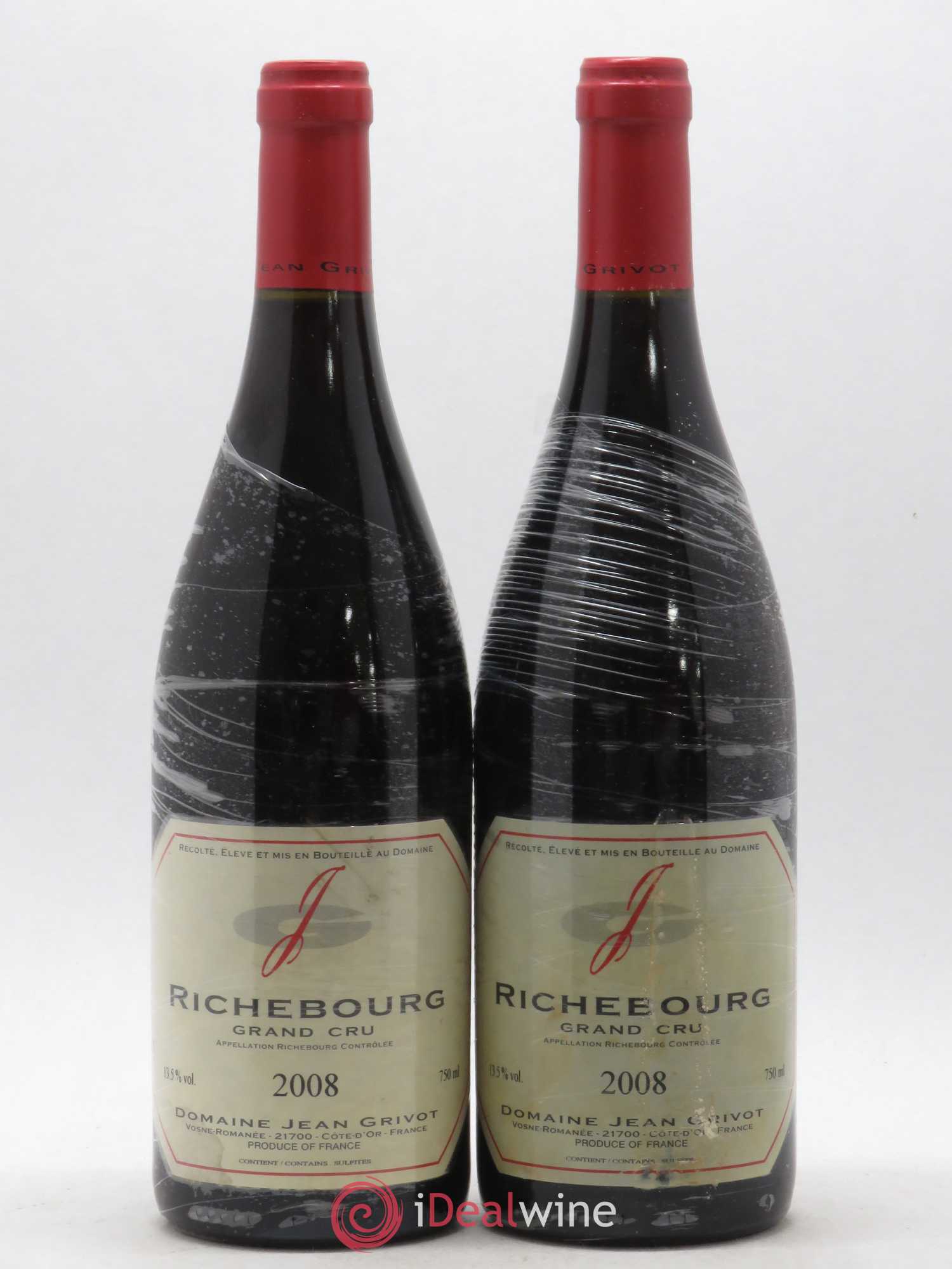Richebourg Grand Cru Jean Grivot 2008 - Posten von 2 Flaschen - 0