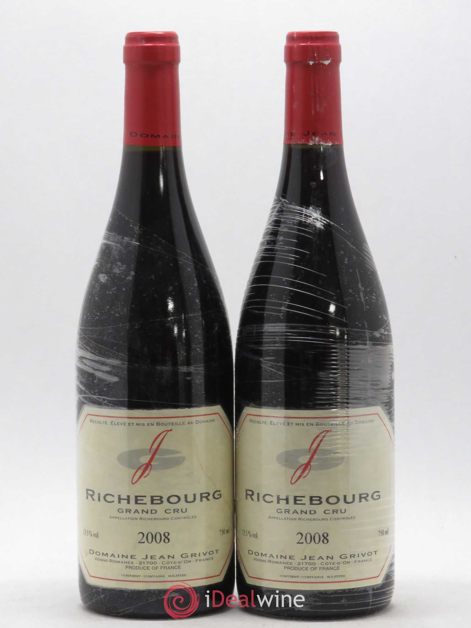 Richebourg Grand Cru Jean Grivot 2008 - Posten von 2 Flaschen - 0