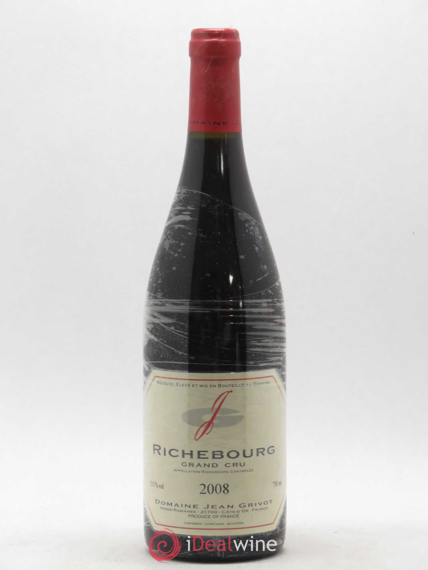 Richebourg Grand Cru Jean Grivot 2008 - Lot de 1 bouteille - 0
