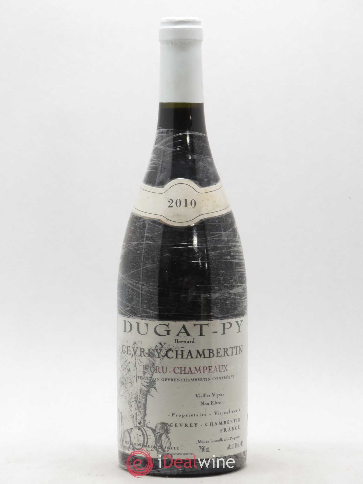 Gevrey-Chambertin 1er Cru Champeaux Dugat-Py Vieilles vignes 2010 - Posten von 1 Flasche - 0