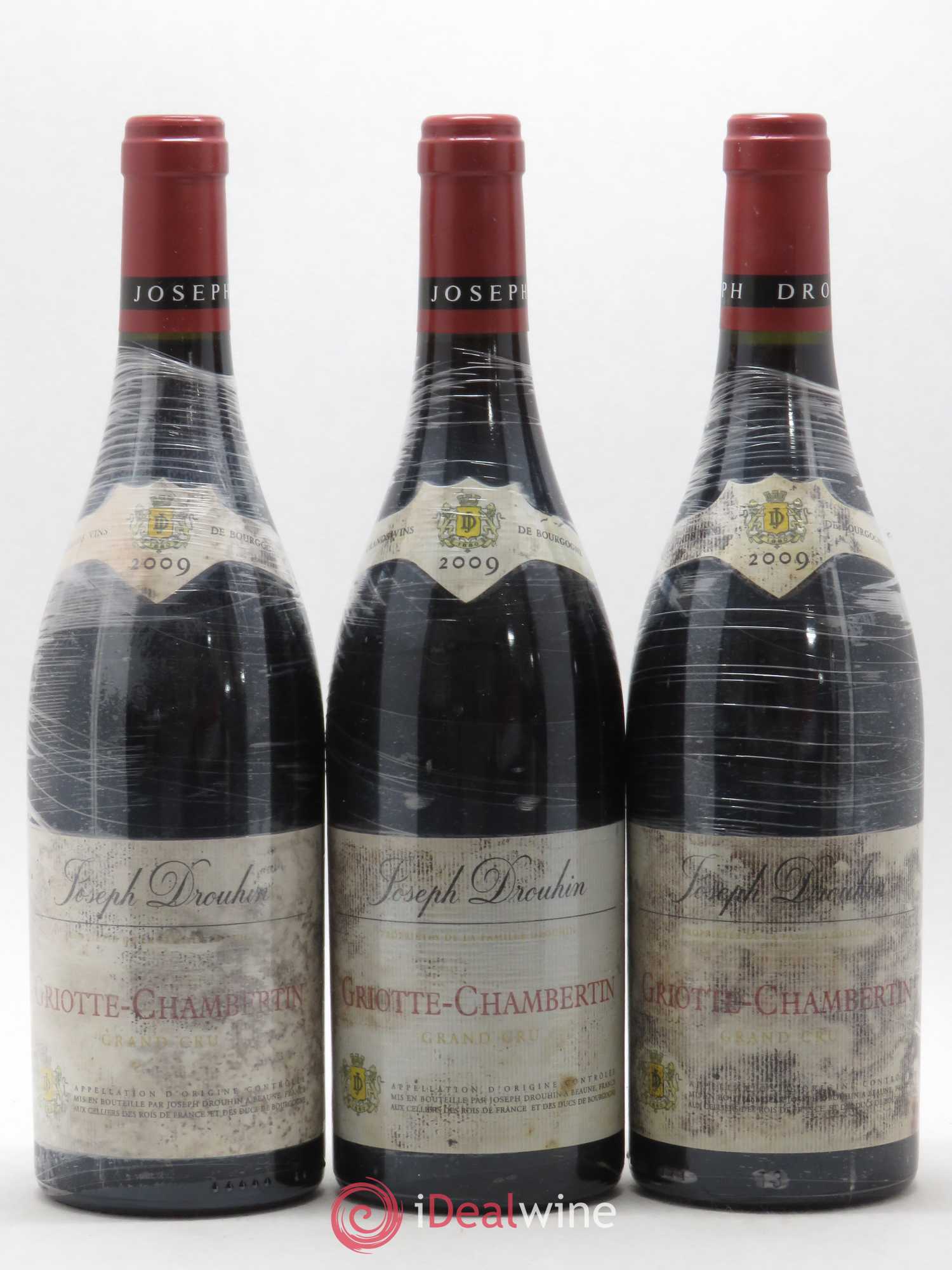 Griotte-Chambertin Grand Cru Joseph Drouhin 2009 - Lot de 3 bouteilles - 0