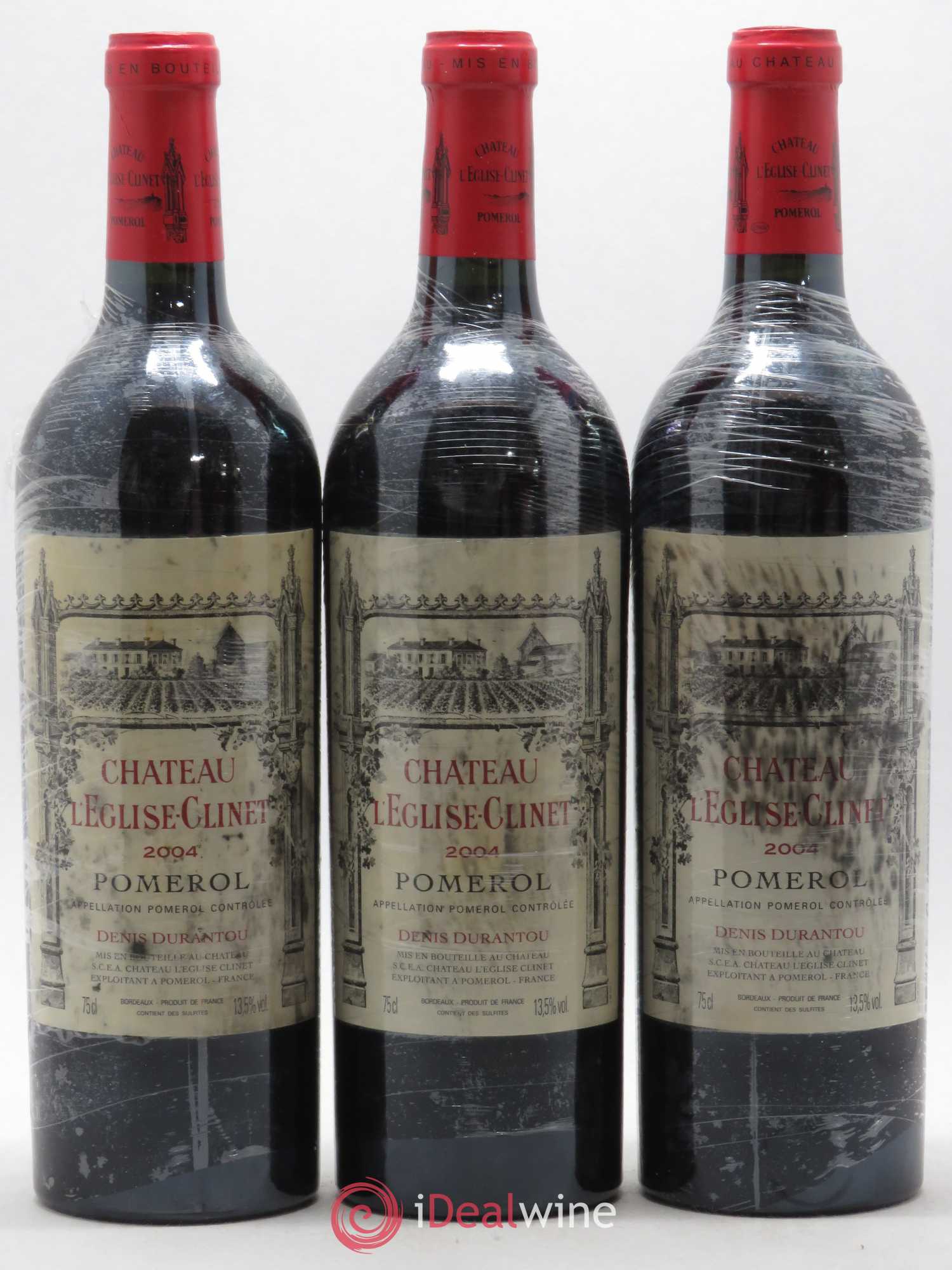 Château l' Église Clinet 2004 - Lot de 3 bouteilles - 0