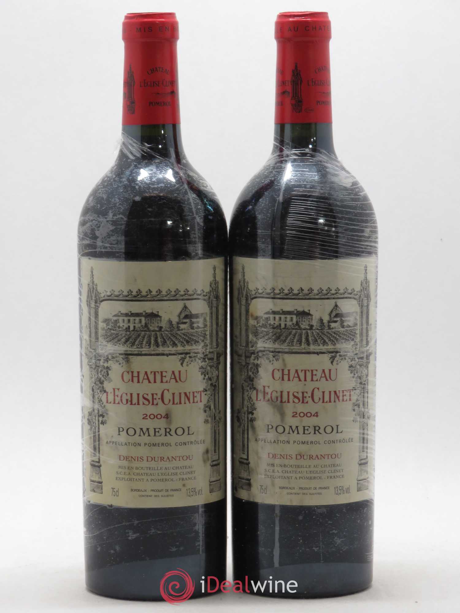 Château l' Église Clinet 2004 - Lot de 2 bouteilles - 0