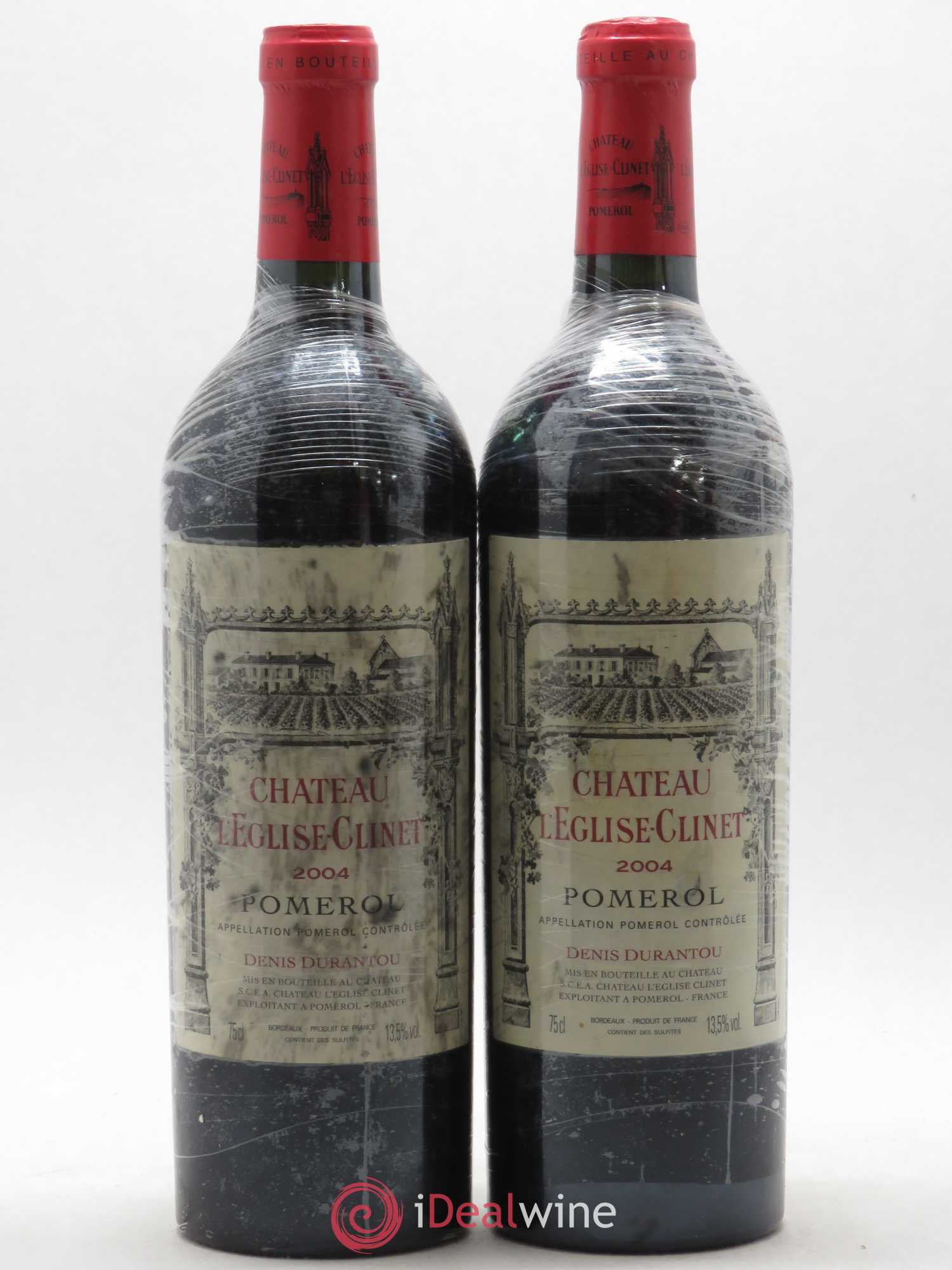 Château l' Église Clinet 2004 - Lot de 2 bouteilles - 0