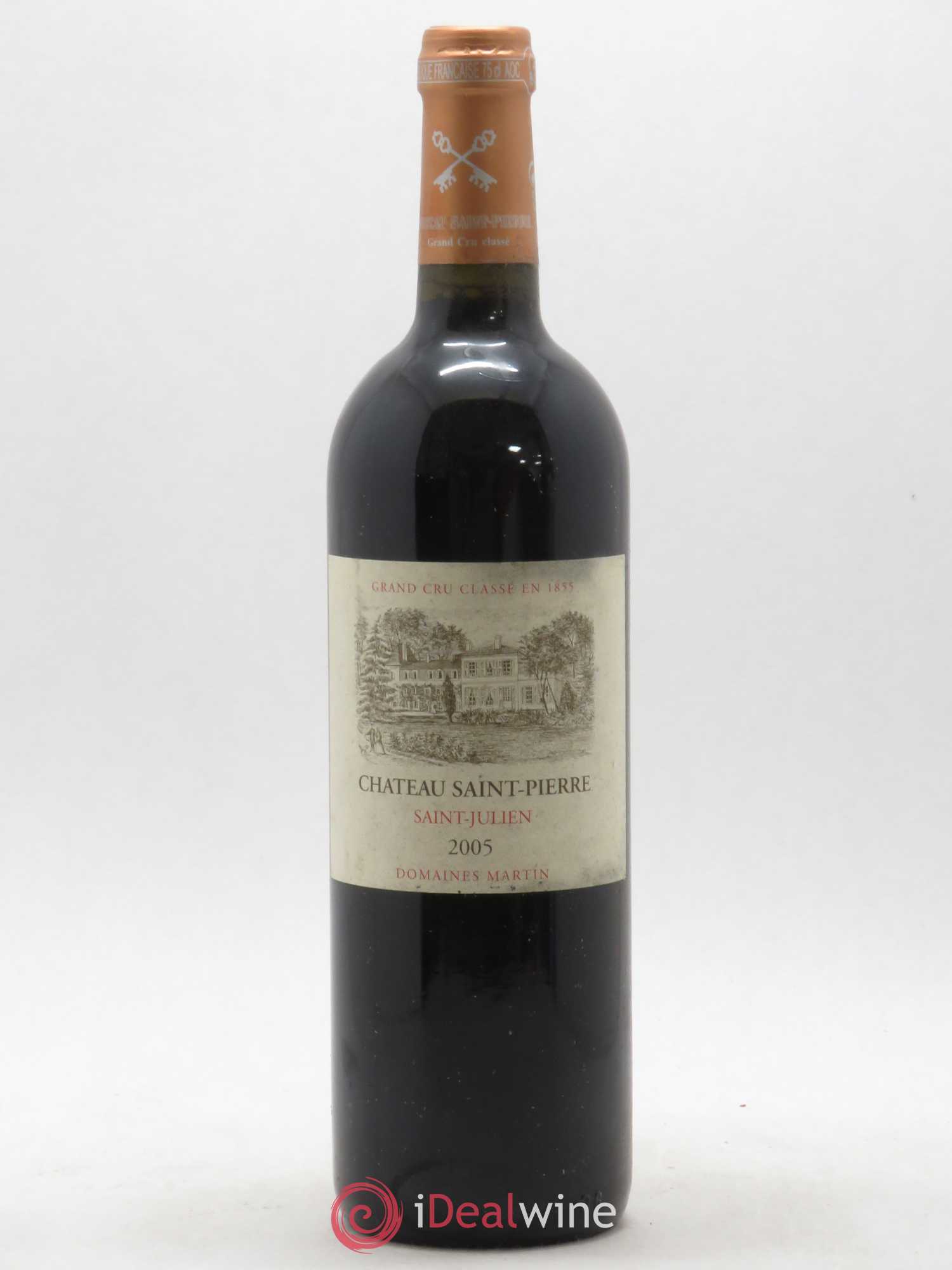 Château Saint-Pierre 4ème Grand Cru Classé 2005 - Lot de 1 bouteille - 0