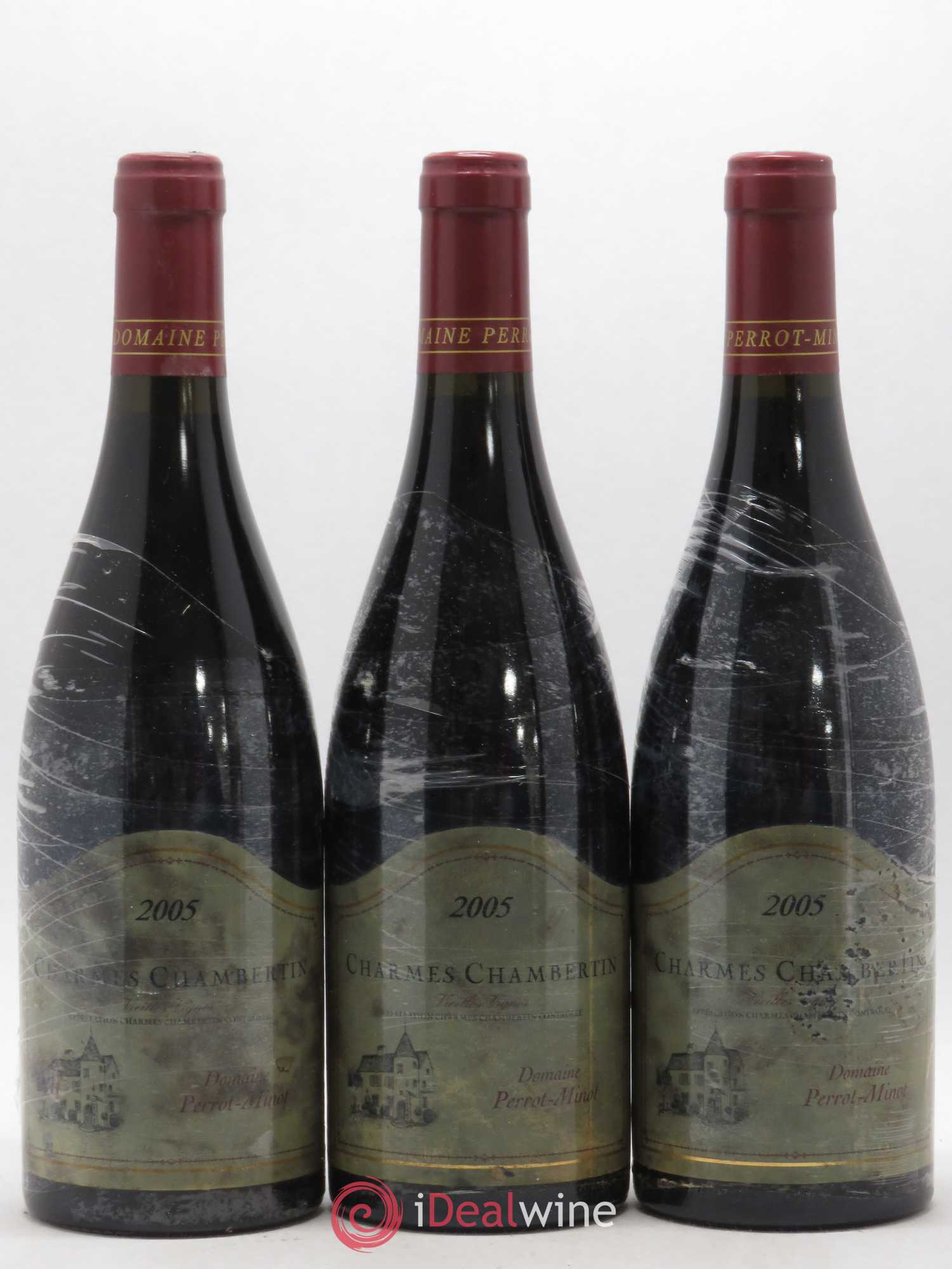 Charmes-Chambertin Grand Cru Vieilles Vignes Perrot-Minot 2005 - Lot de 3 bouteilles - 0