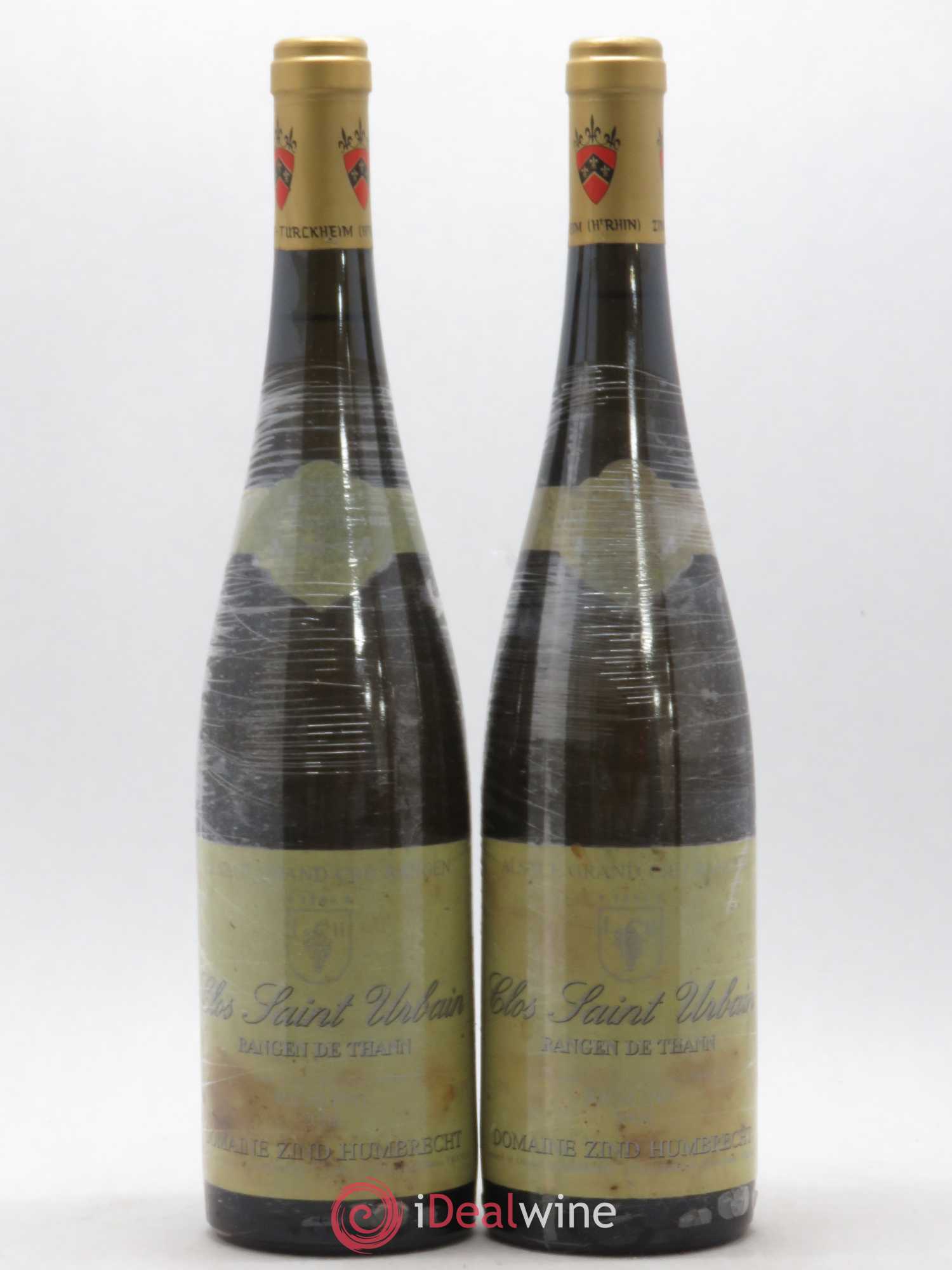 Alsace Riesling Grand Cru Rangen de Thann Clos Saint Urbain Zind-Humbrecht (Domaine) 2008 - Lot de 2 bouteilles - 0