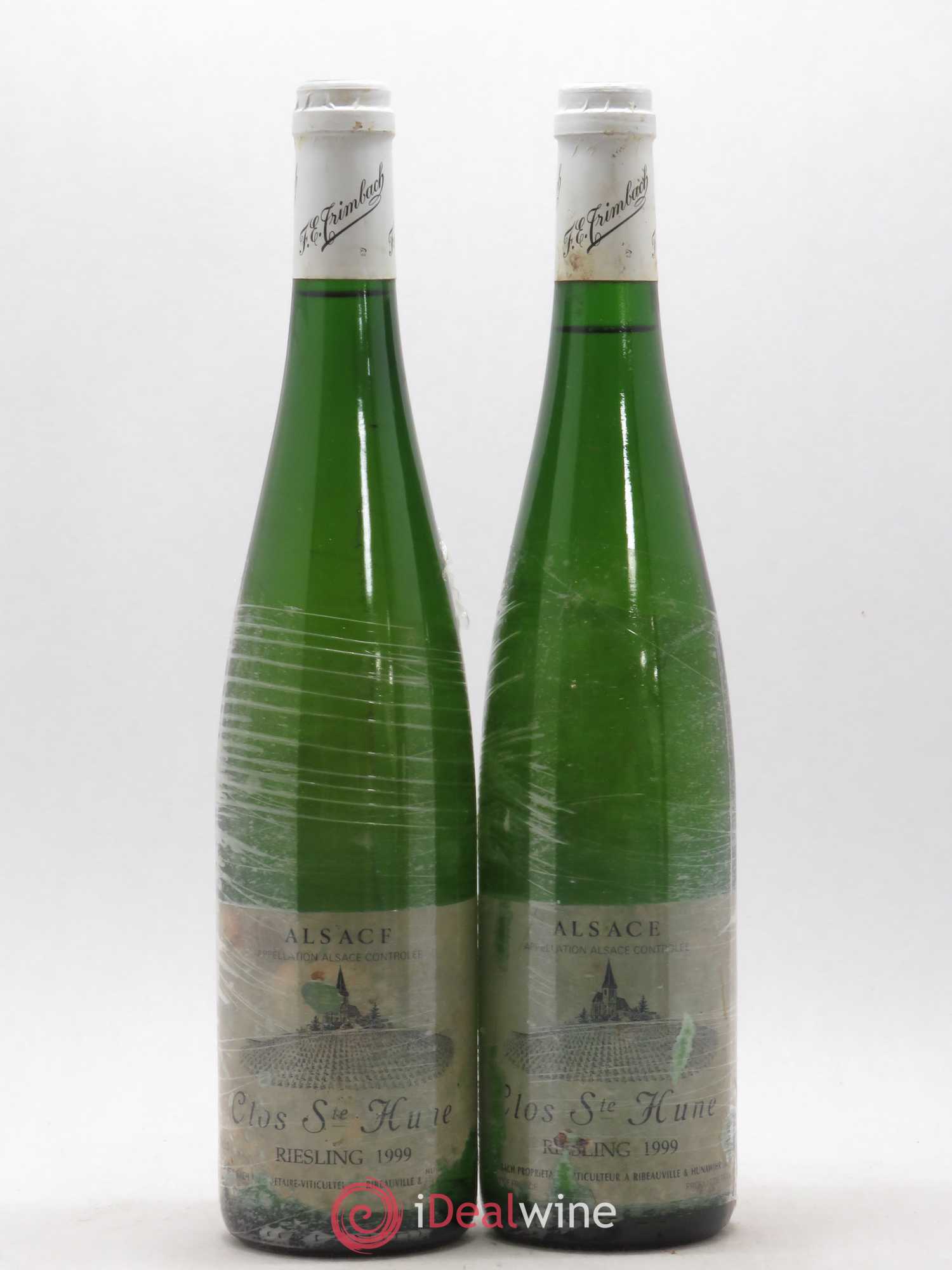 Alsace Riesling Clos Sainte-Hune Trimbach (Domaine) 1999 - Lot de 2 bouteilles - 0