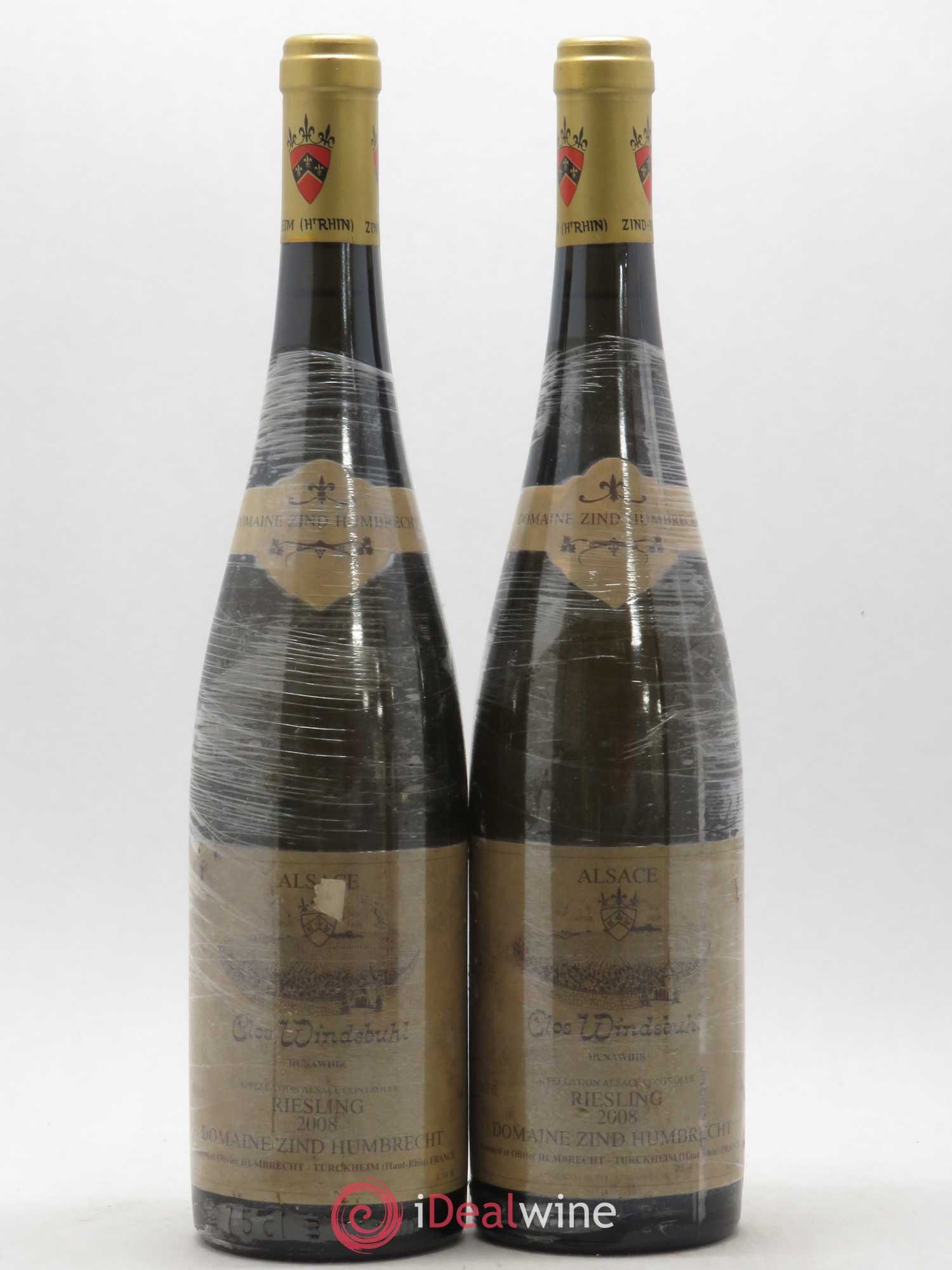 Alsace Riesling Clos Windsbuhl Zind-Humbrecht (Domaine) 2008 - Lot de 2 bouteilles - 0
