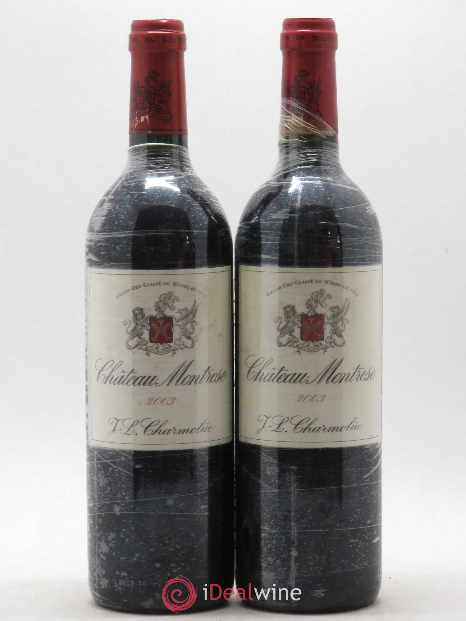 Château Montrose 2ème Grand Cru Classé 2003 - Lot de 2 bouteilles - 0
