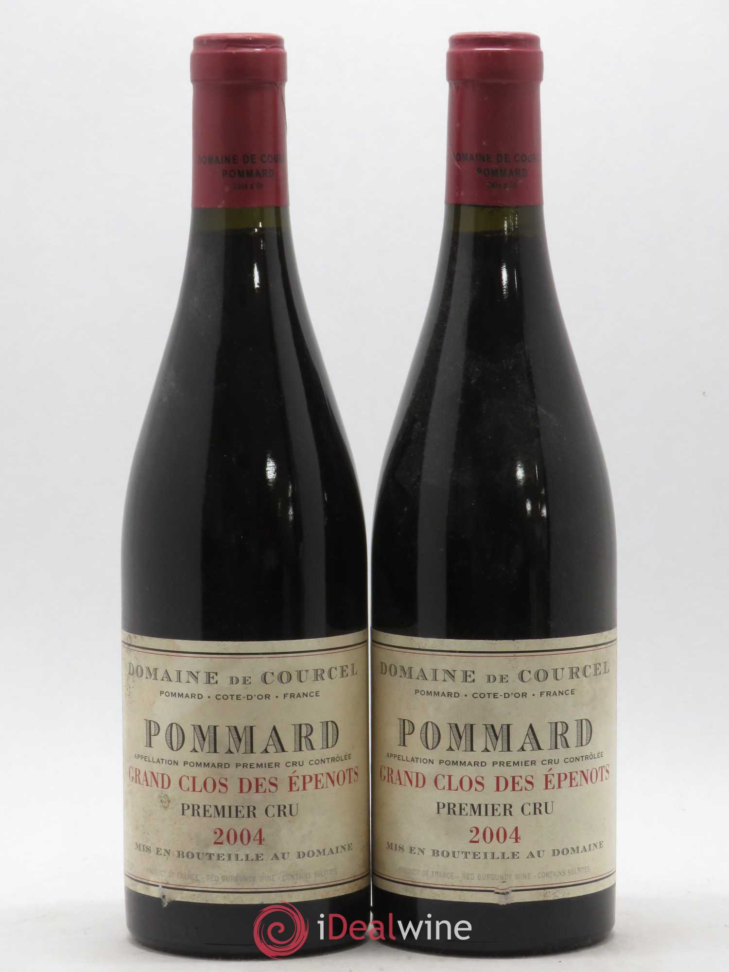 Pommard 1er Cru Grand Clos des Epenots de Courcel (Domaine) 2004 - Lot de 2 bouteilles - 0
