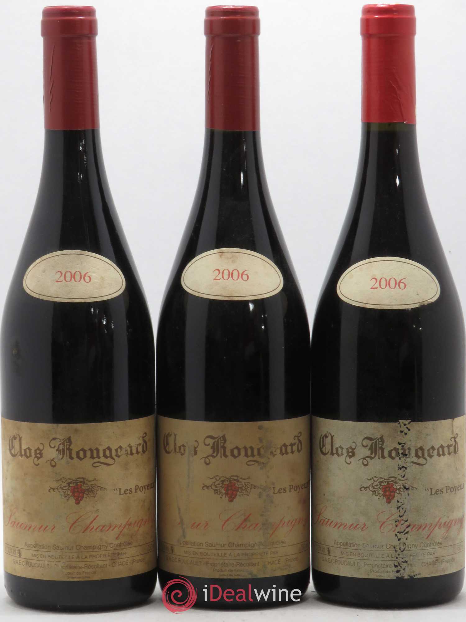 Saumur-Champigny Les Poyeux Clos Rougeard 2006 - Lot de 3 bouteilles - 0