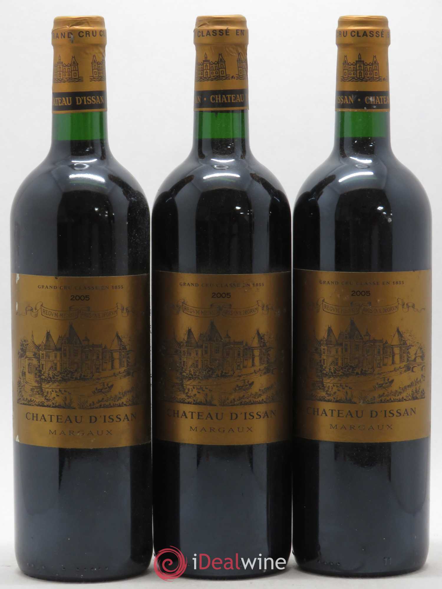 Château d'Issan 3ème Grand Cru Classé 2005 - Lot de 3 bouteilles - 0