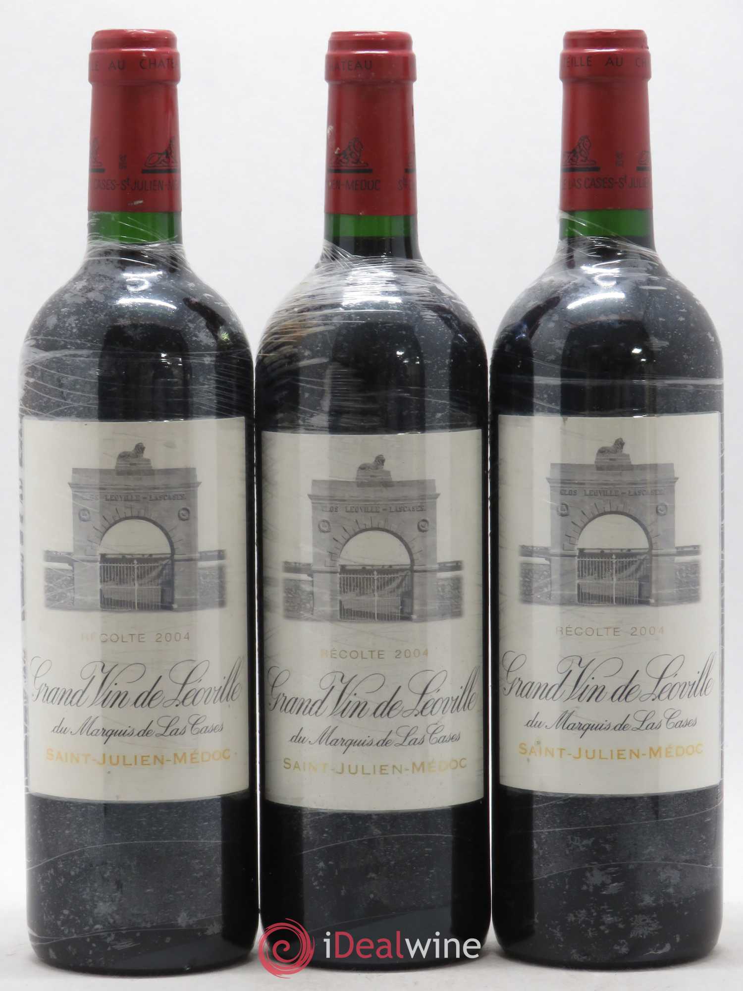 Château Léoville Las Cases 2ème Grand Cru Classé 2004 - Lot de 3 bouteilles - 0