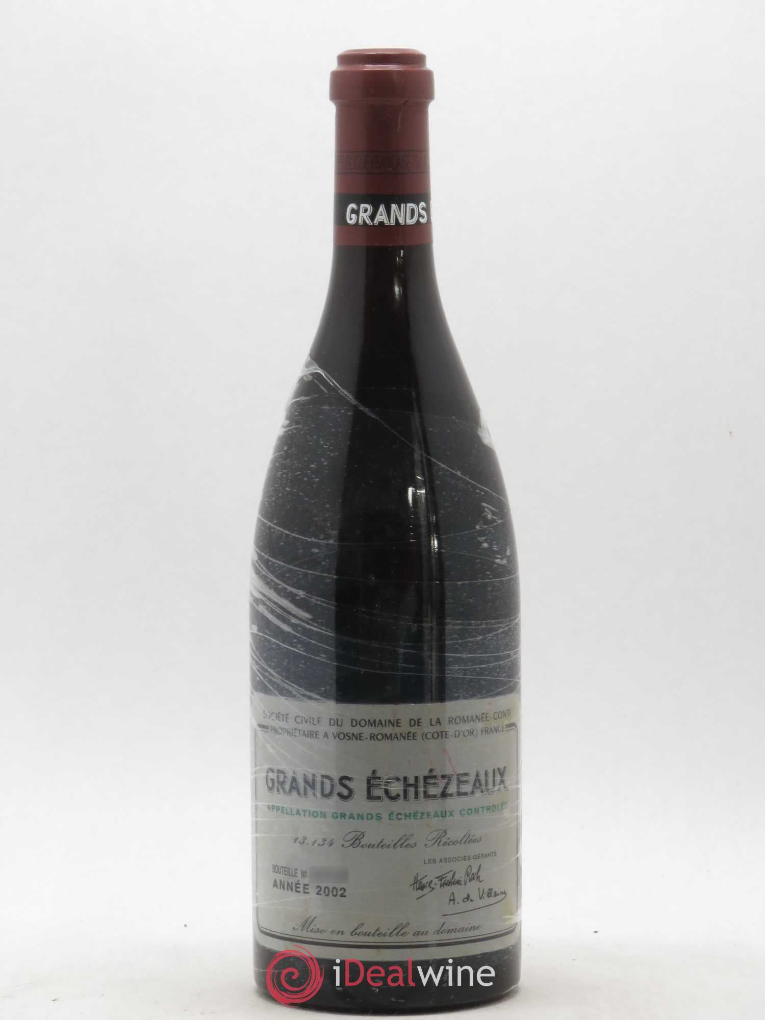 Grands-Echezeaux Grand Cru Domaine de la Romanée-Conti 2002 - Lot de 1 bouteille - 0