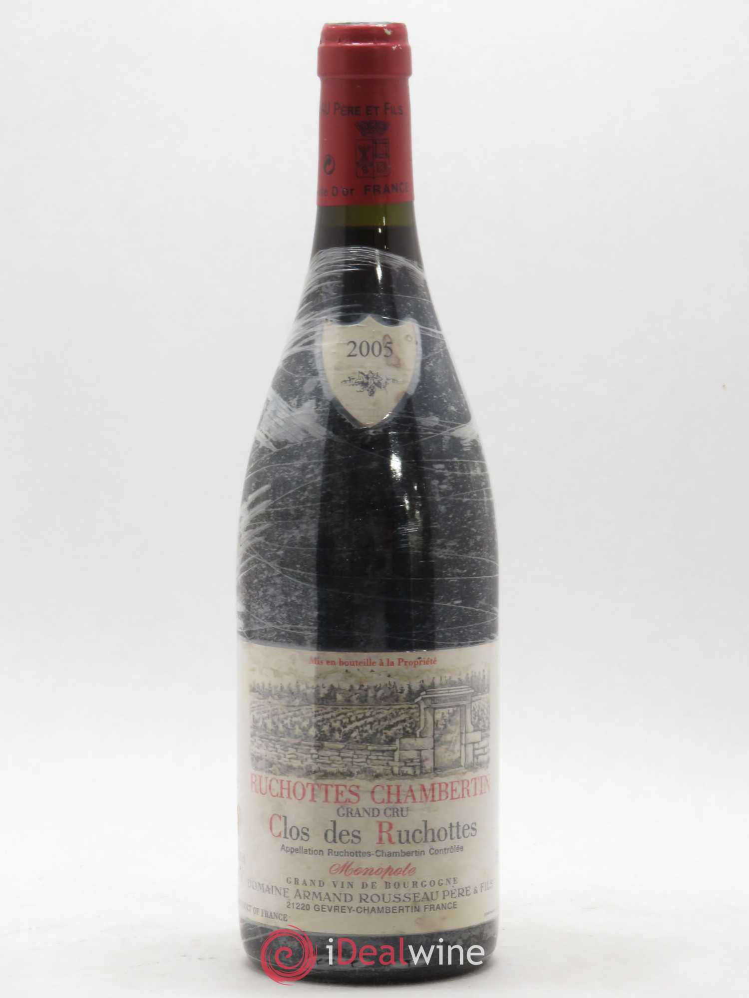 Ruchottes-Chambertin Grand Cru Clos des Ruchottes Armand Rousseau (Domaine) 2005 - Lot de 1 bouteille - 0
