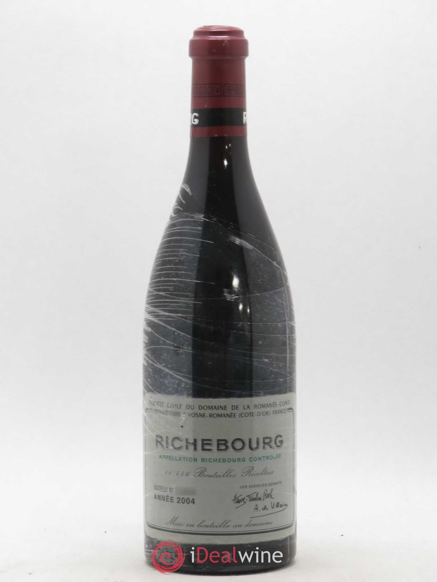 Richebourg Grand Cru Domaine de la Romanée-Conti 2004 - Lot de 1 bouteille - 0