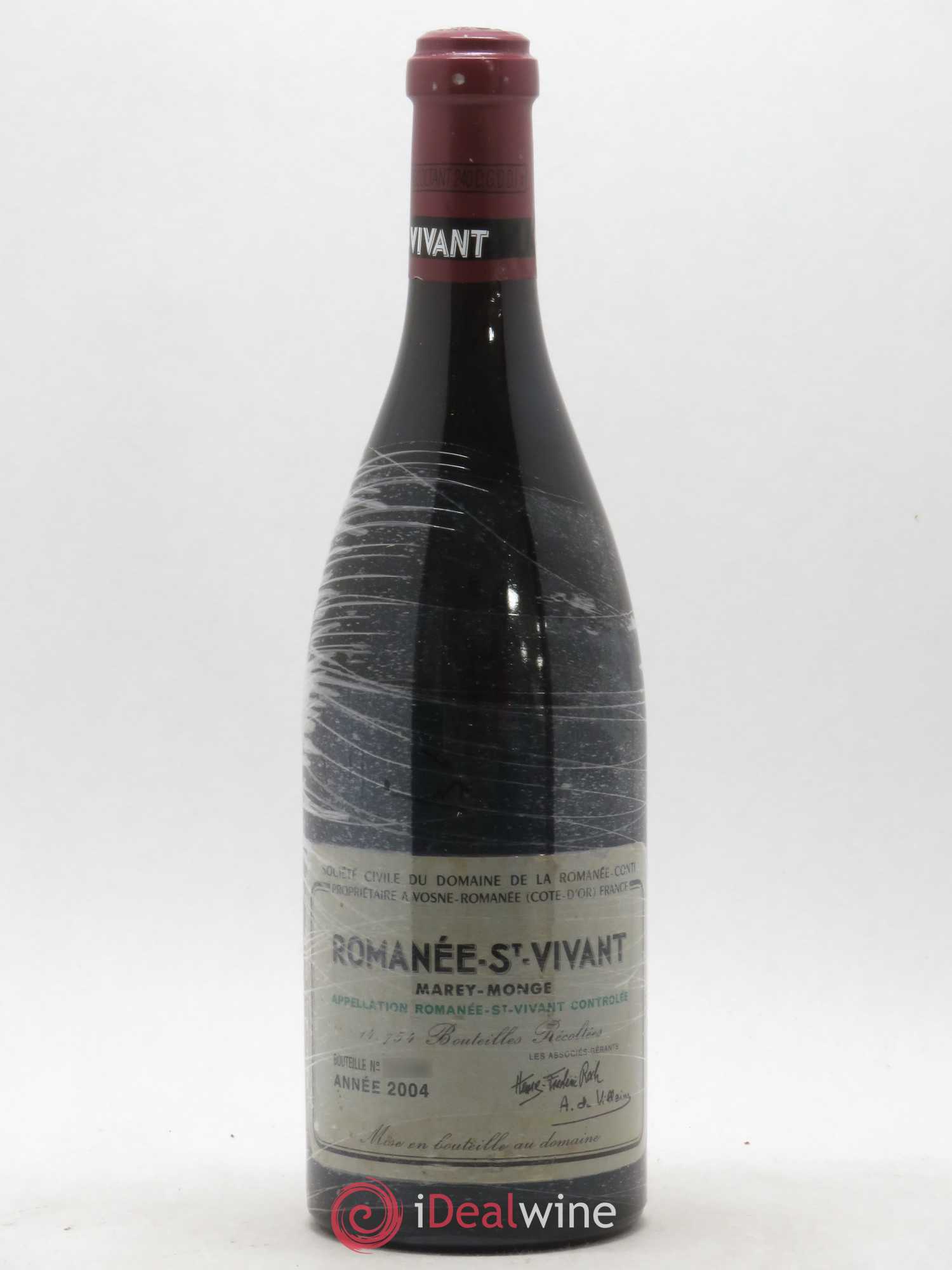 Romanée-Saint-Vivant Grand Cru Domaine de la Romanée-Conti 2004 - Lot de 1 bouteille - 0