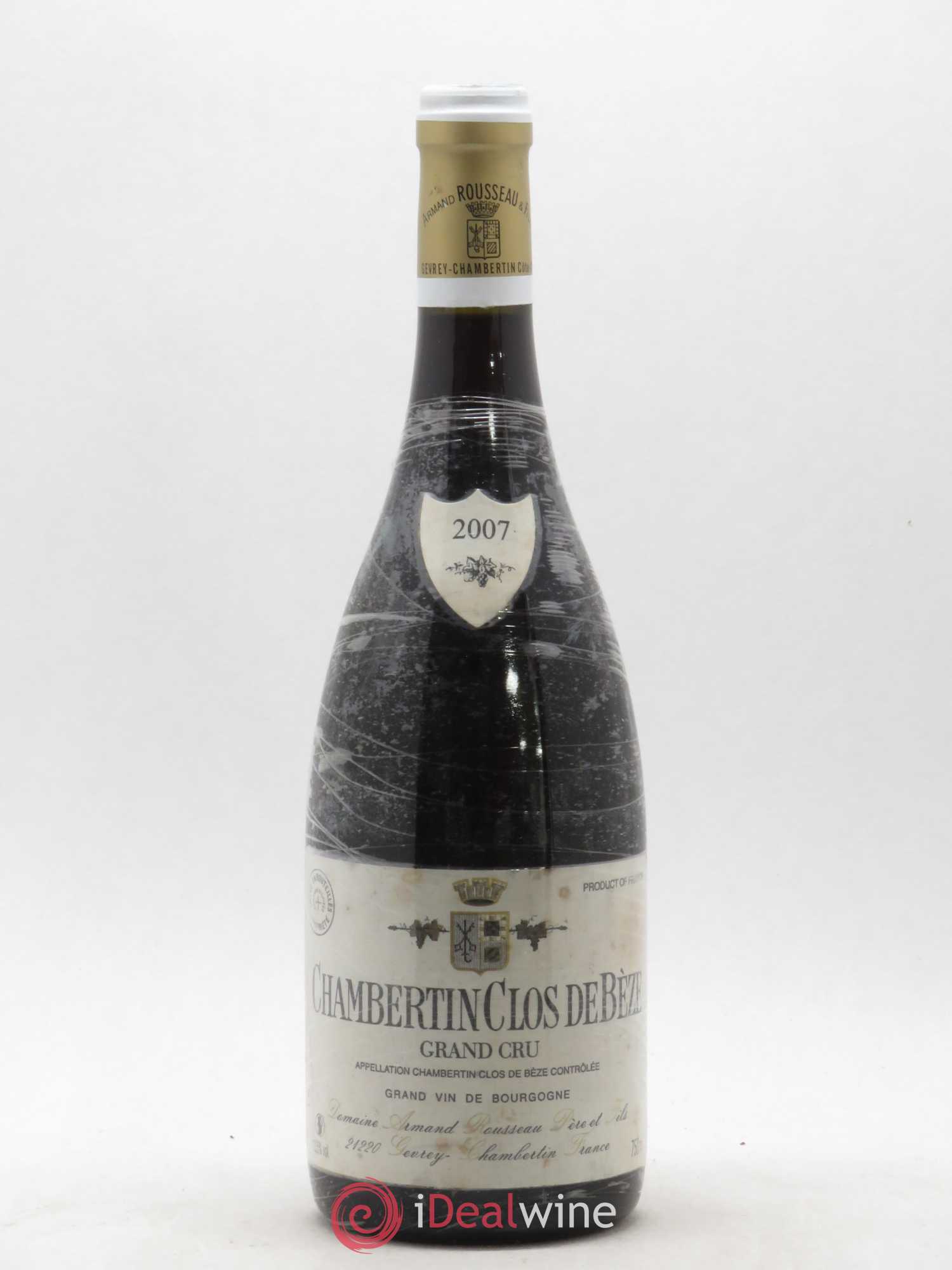 Chambertin Clos de Bèze Grand Cru Armand Rousseau (Domaine) 2007 - Lot de 1 bouteille - 0