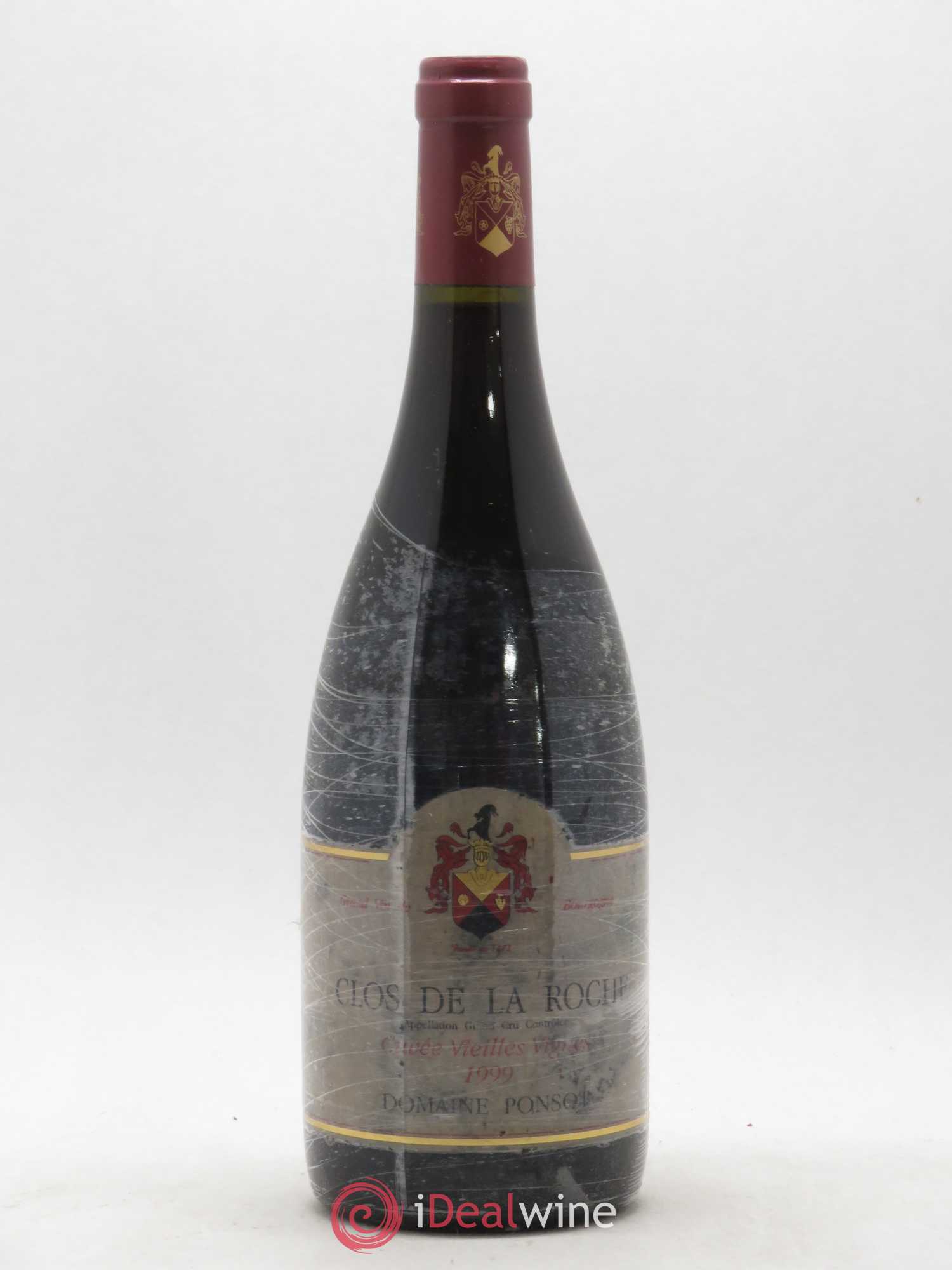Clos de la Roche Grand Cru Vieilles Vignes Ponsot (Domaine) 1999 - Lot de 1 bouteille - 0