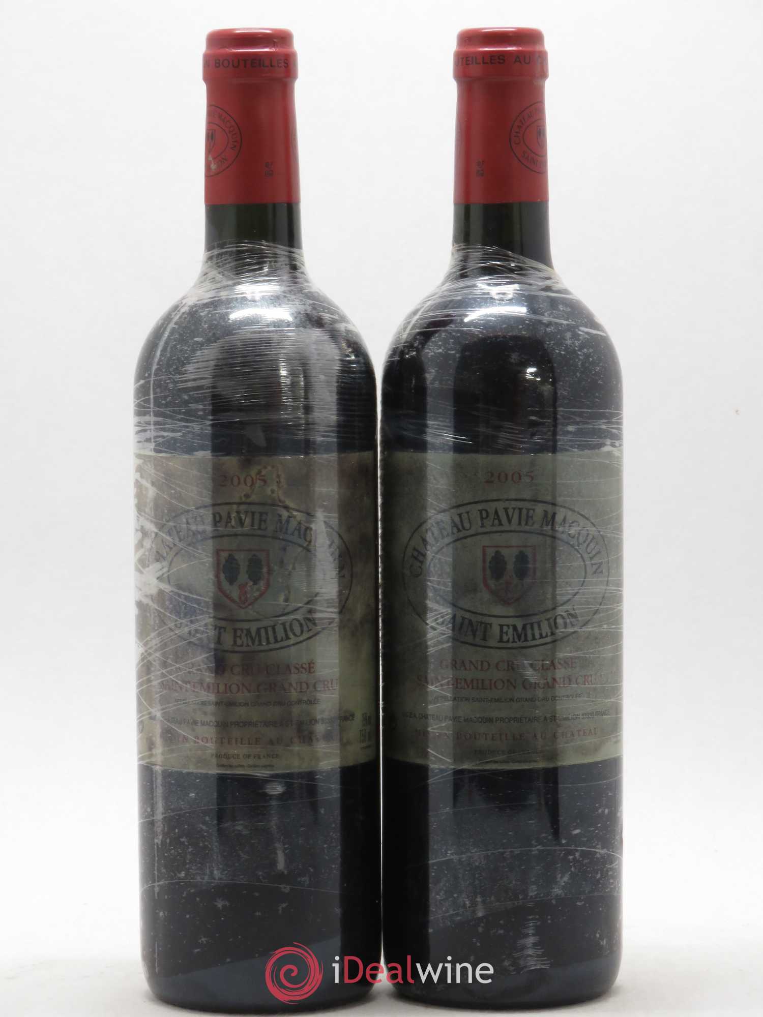 Château Pavie Macquin 1er Grand Cru Classé B 2005 - Lot de 2 bouteilles - 0
