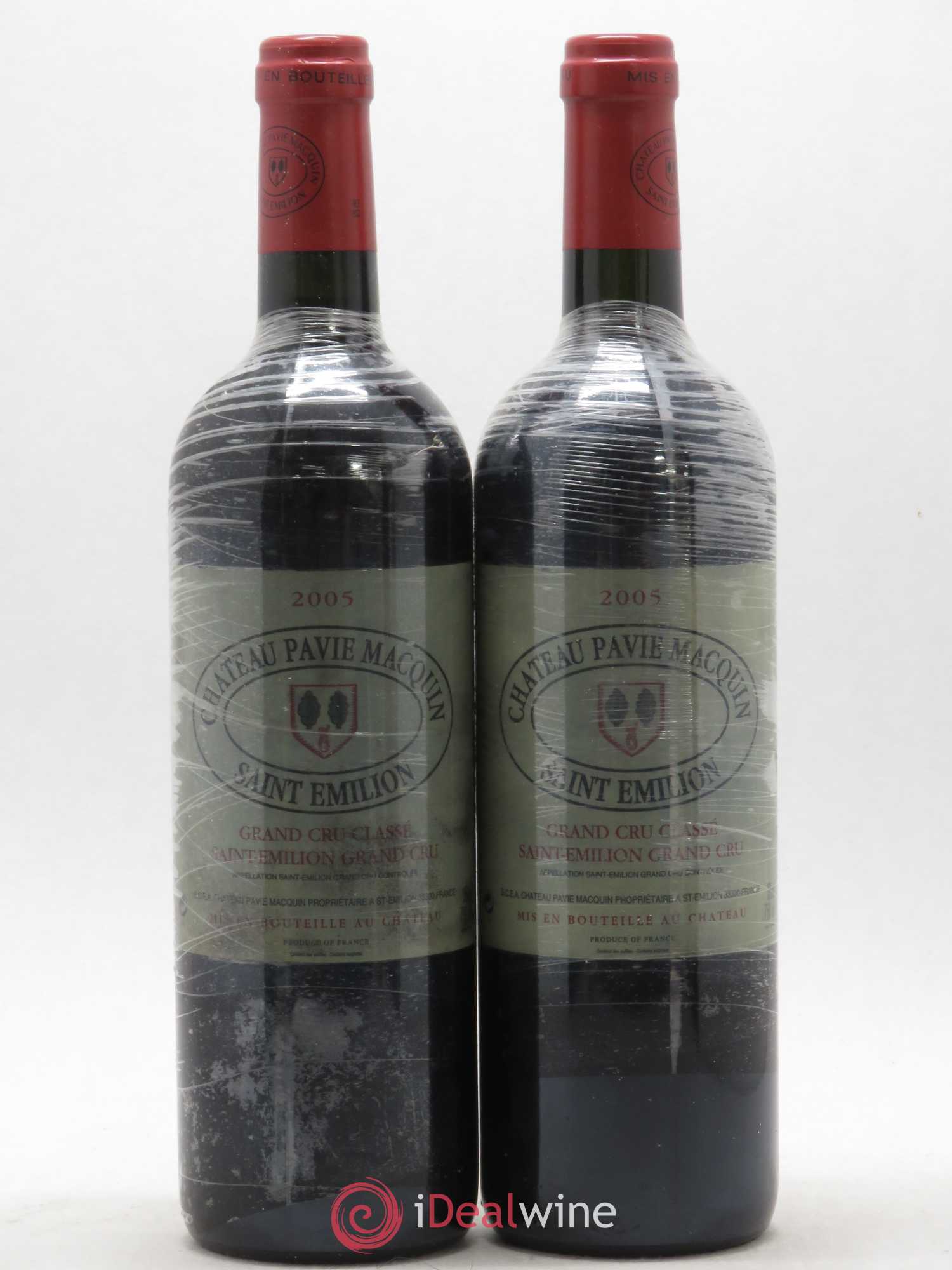 Château Pavie Macquin 1er Grand Cru Classé B 2005 - Lot de 2 bouteilles - 0