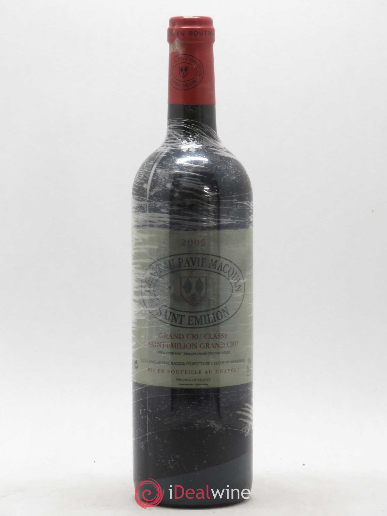 Château Pavie Macquin 1er Grand Cru Classé B 2005 - Lot de 1 bouteille - 0