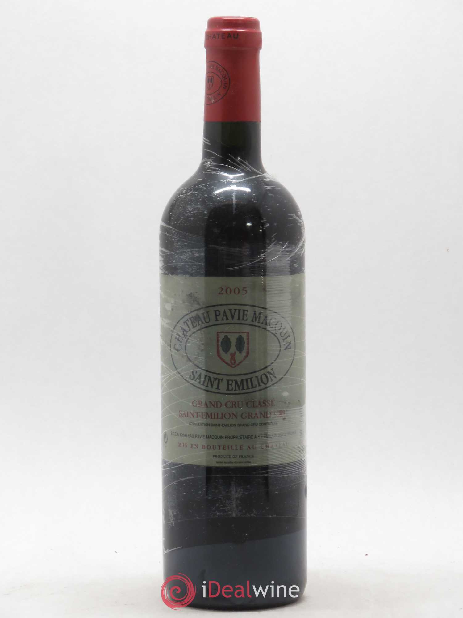 Château Pavie Macquin 1er Grand Cru Classé B 2005 - Lot de 1 bouteille - 0