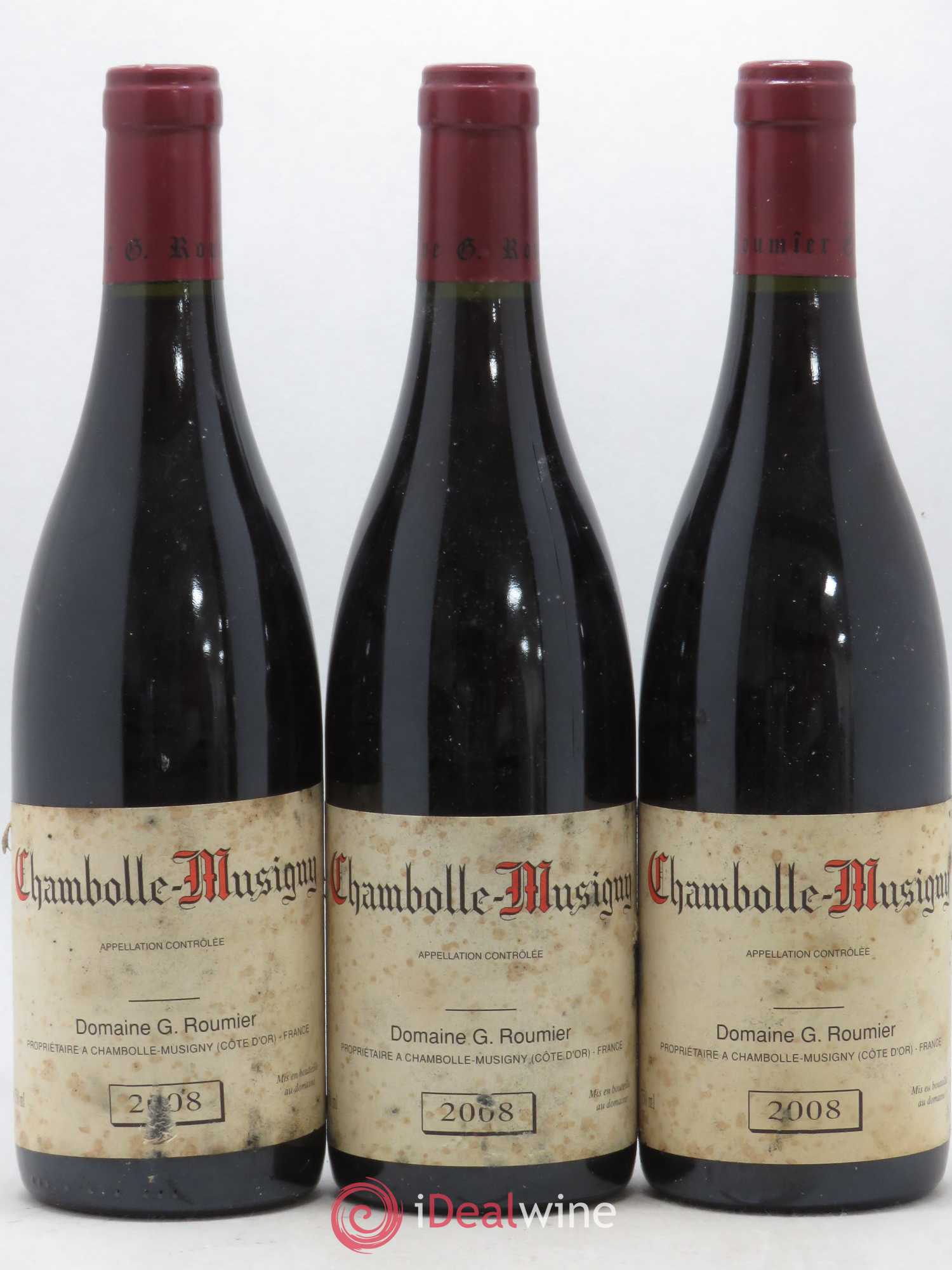 Chambolle-Musigny Georges Roumier (Domaine) 2008 - Lot de 3 bouteilles - 0
