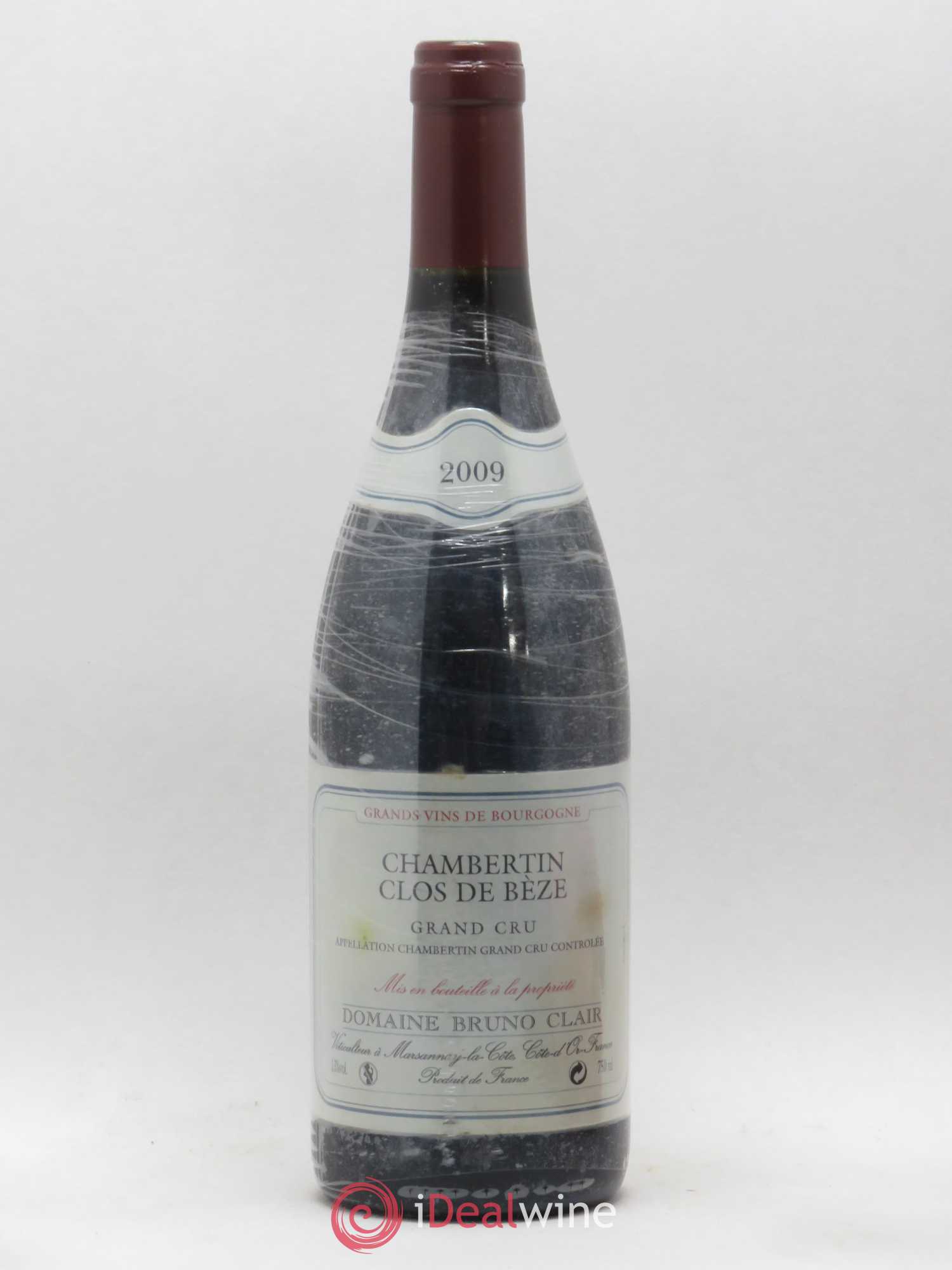 Chambertin Clos de Bèze Grand Cru Bruno Clair (Domaine) 2009 - Lot de 1 bouteille - 0
