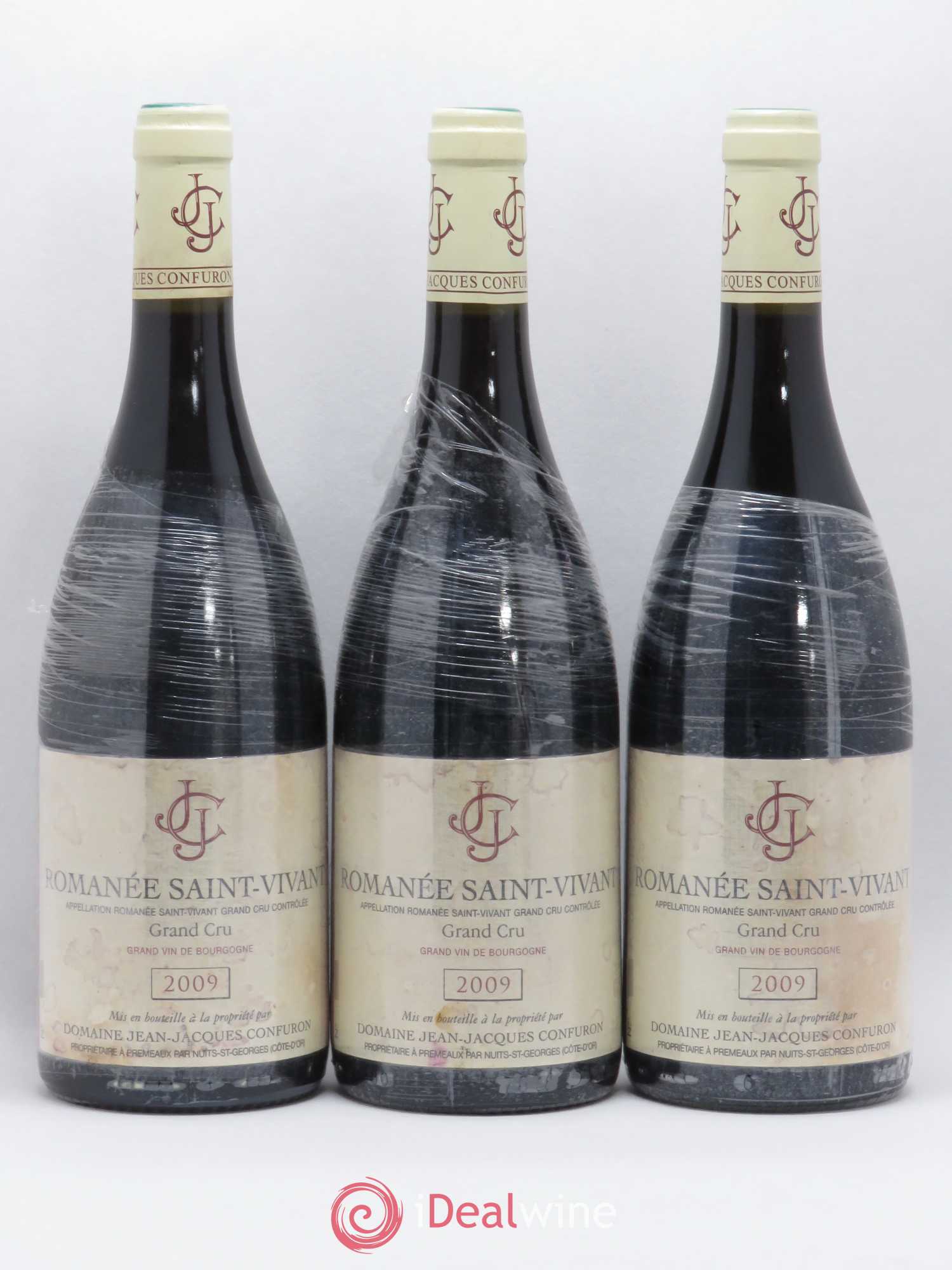 Romanée-Saint-Vivant Grand Cru Jean-Jacques Confuron 2009 - Lot de 3 bouteilles - 0